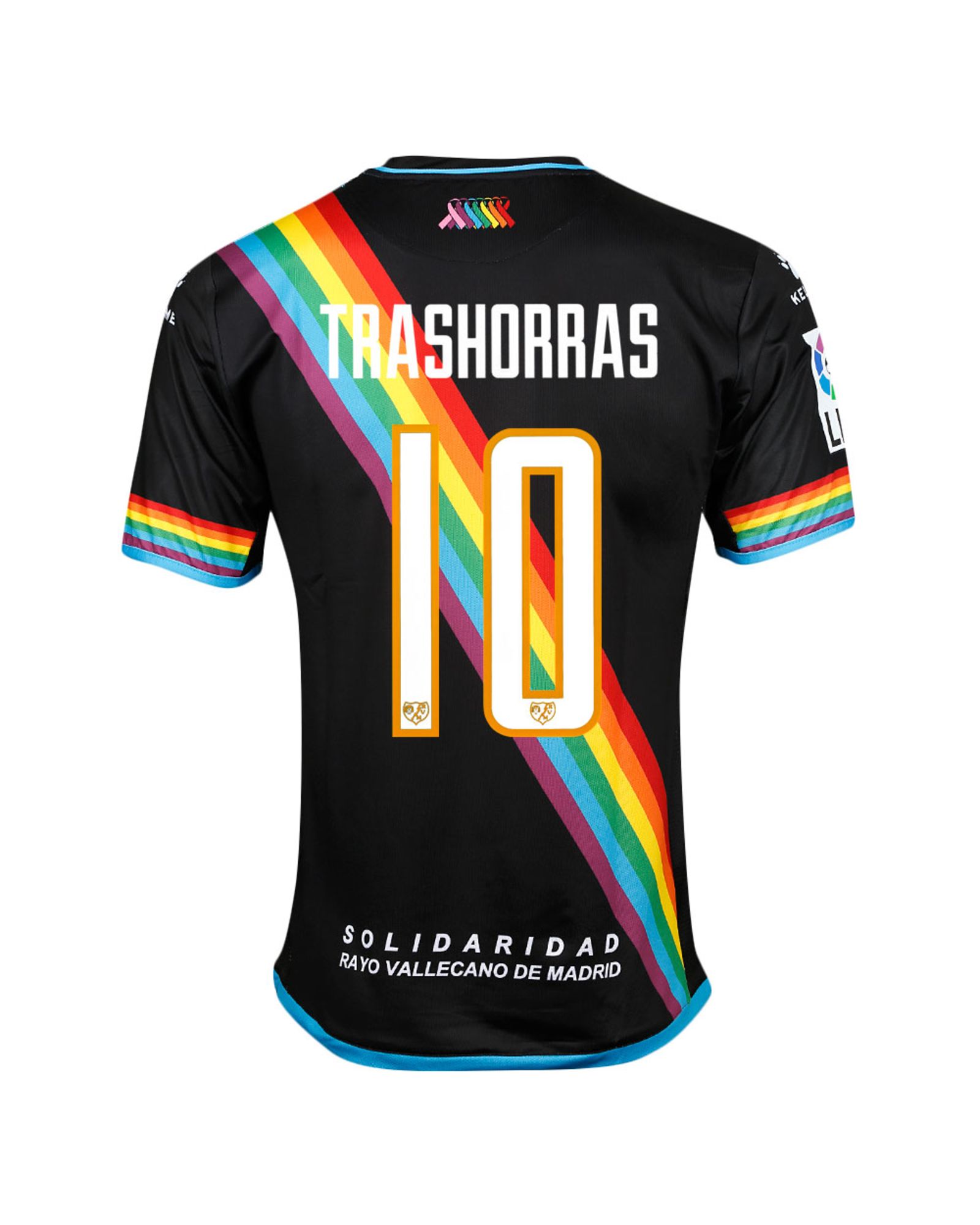 Camiseta 2ª Rayo Vallecano 2015/2016 Trashorras Negro - Fútbol Factory