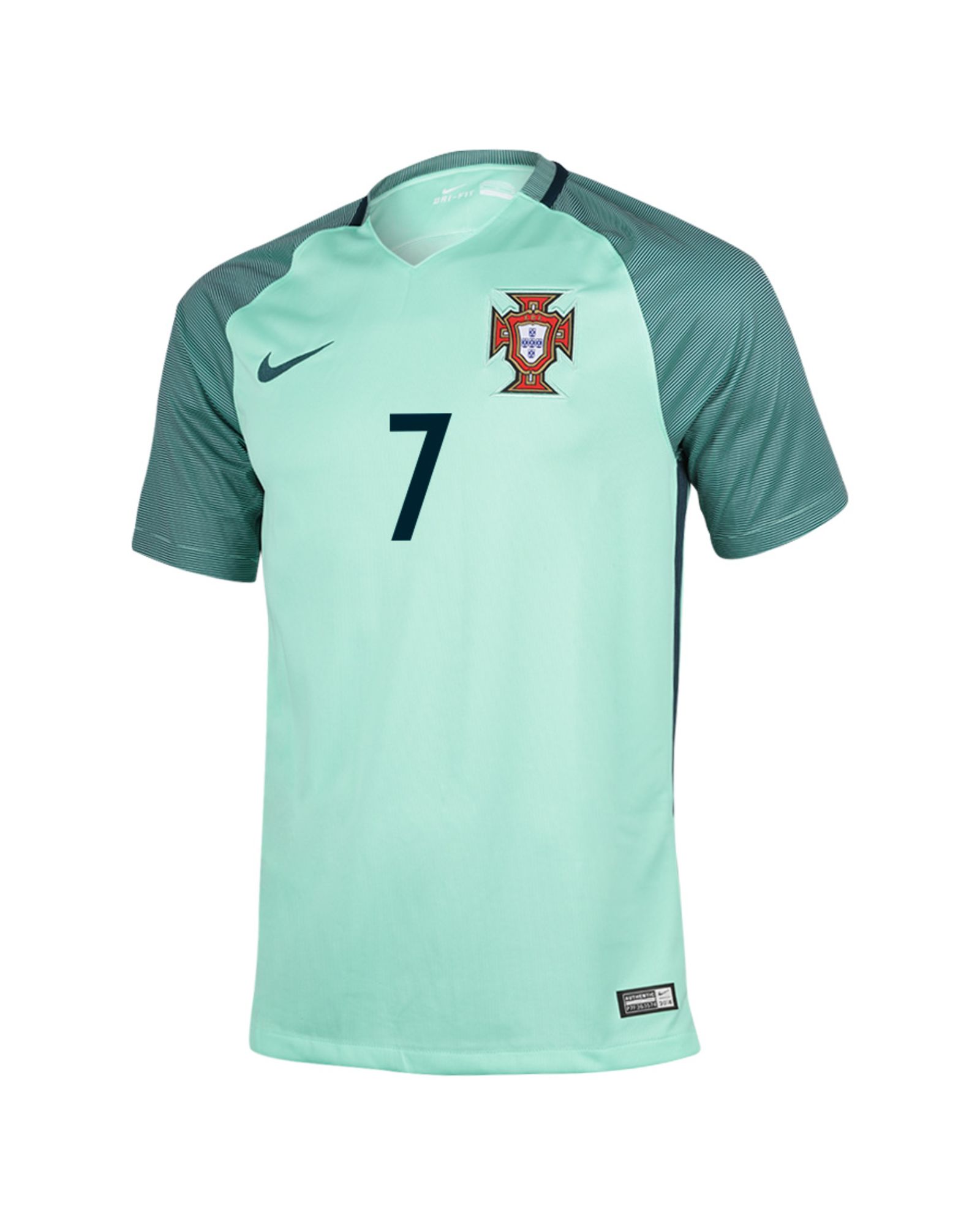 Camiseta 2ª Portugal Eurocopa 2016 Cristiano Ronaldo Verde - Fútbol Factory