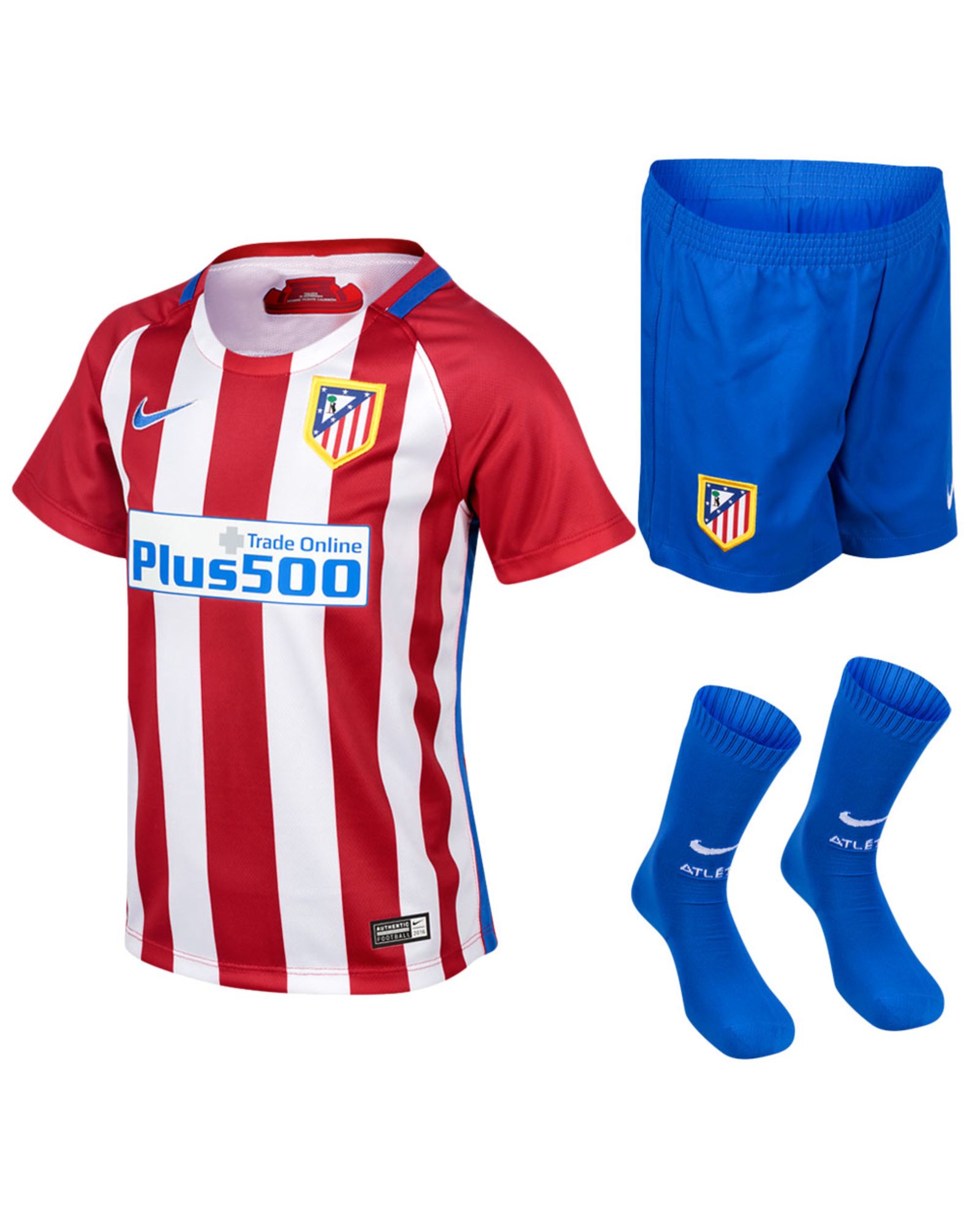 Conjunto 1ª Atlético de Madrid 2016/2017 Infantil - Fútbol Factory