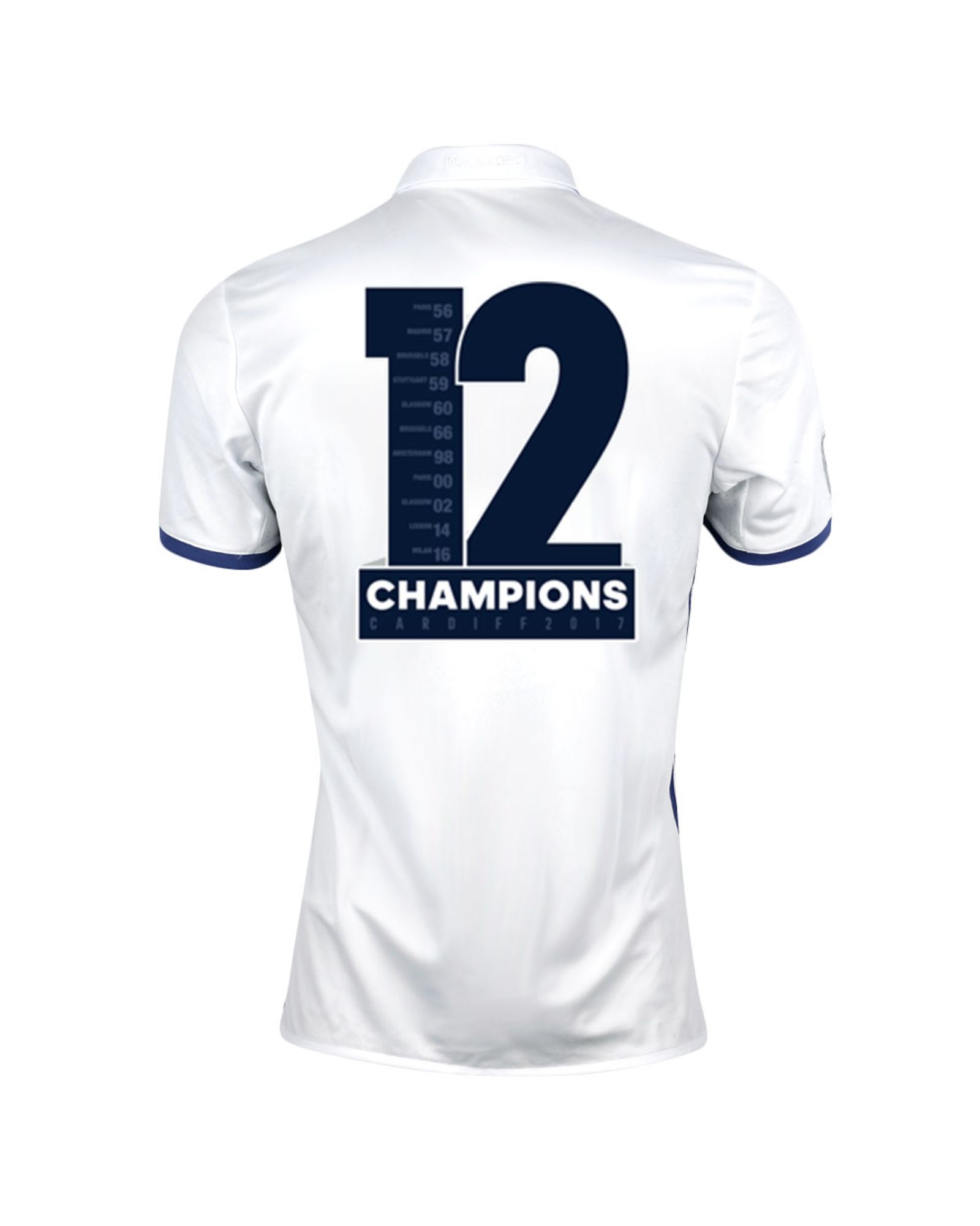 Camiseta 1ª Real Madrid 2016/2017 12 Champions - Fútbol Factory