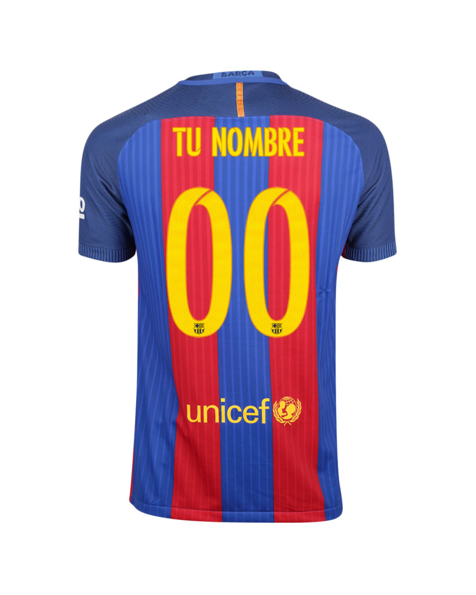 Camiseta 1ª FC Barcelona 2016/2017 Personalizado Vapor Match - Fútbol Factory