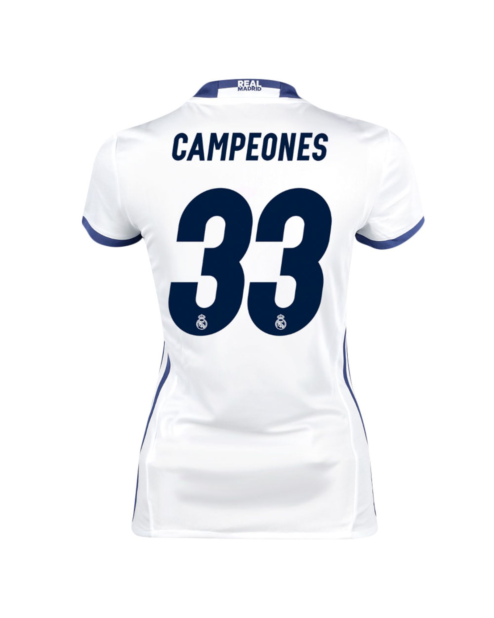 Camiseta 1ª Real Madrid 2016/2017 Campeones Mujer - Fútbol Factory