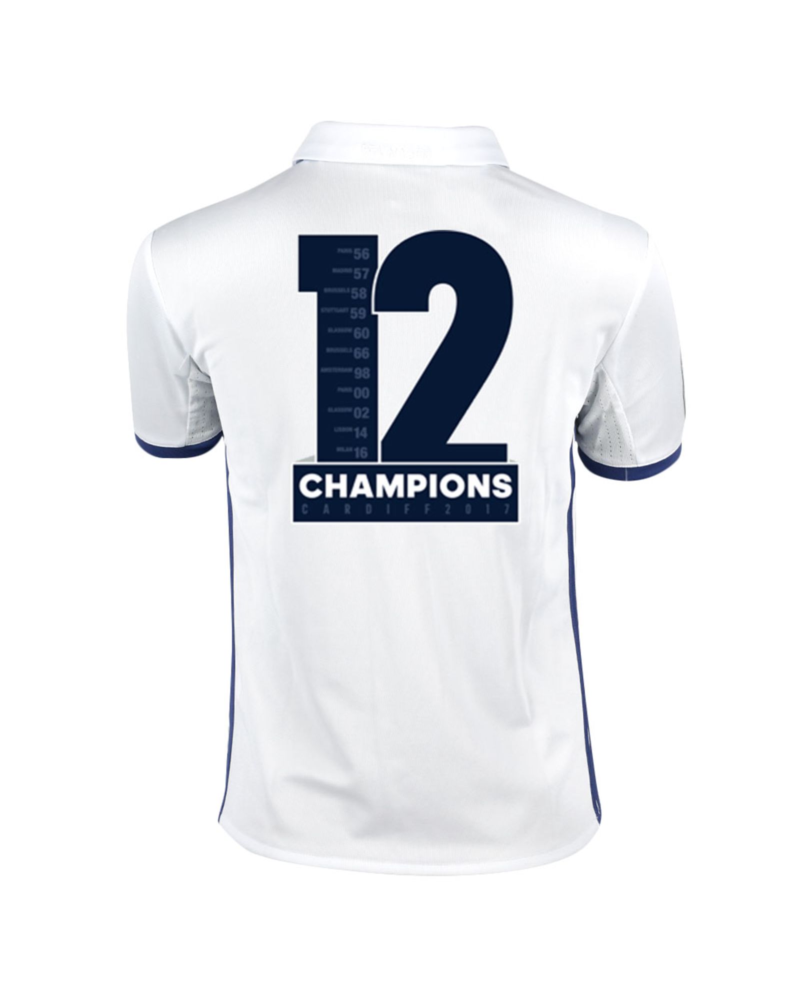 Camiseta 1ª Real Madrid 2016/2017 12 Champions Junior - Fútbol Factory