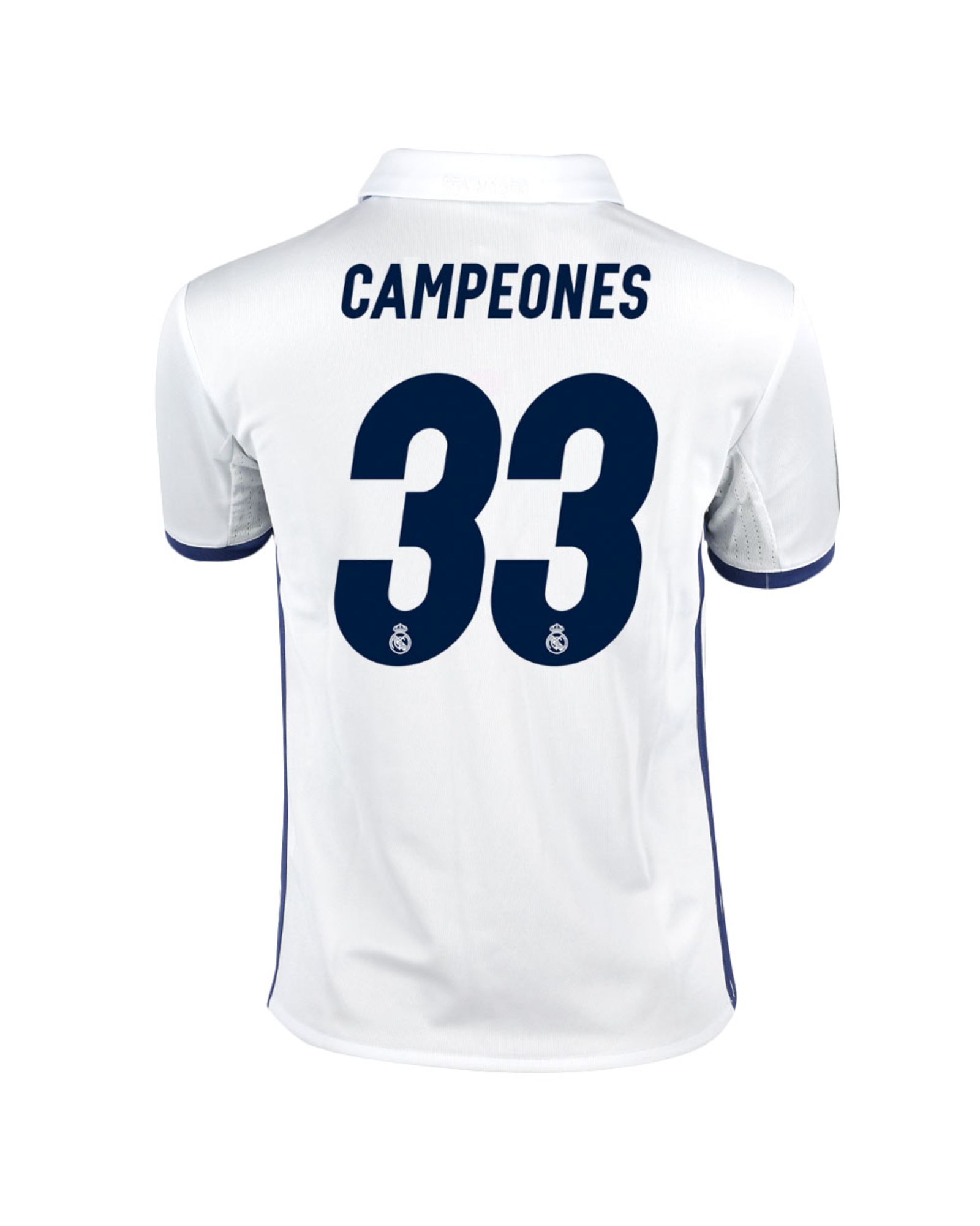 Camiseta 1ª Real Madrid 2016/2017 Campeones Junior - Fútbol Factory