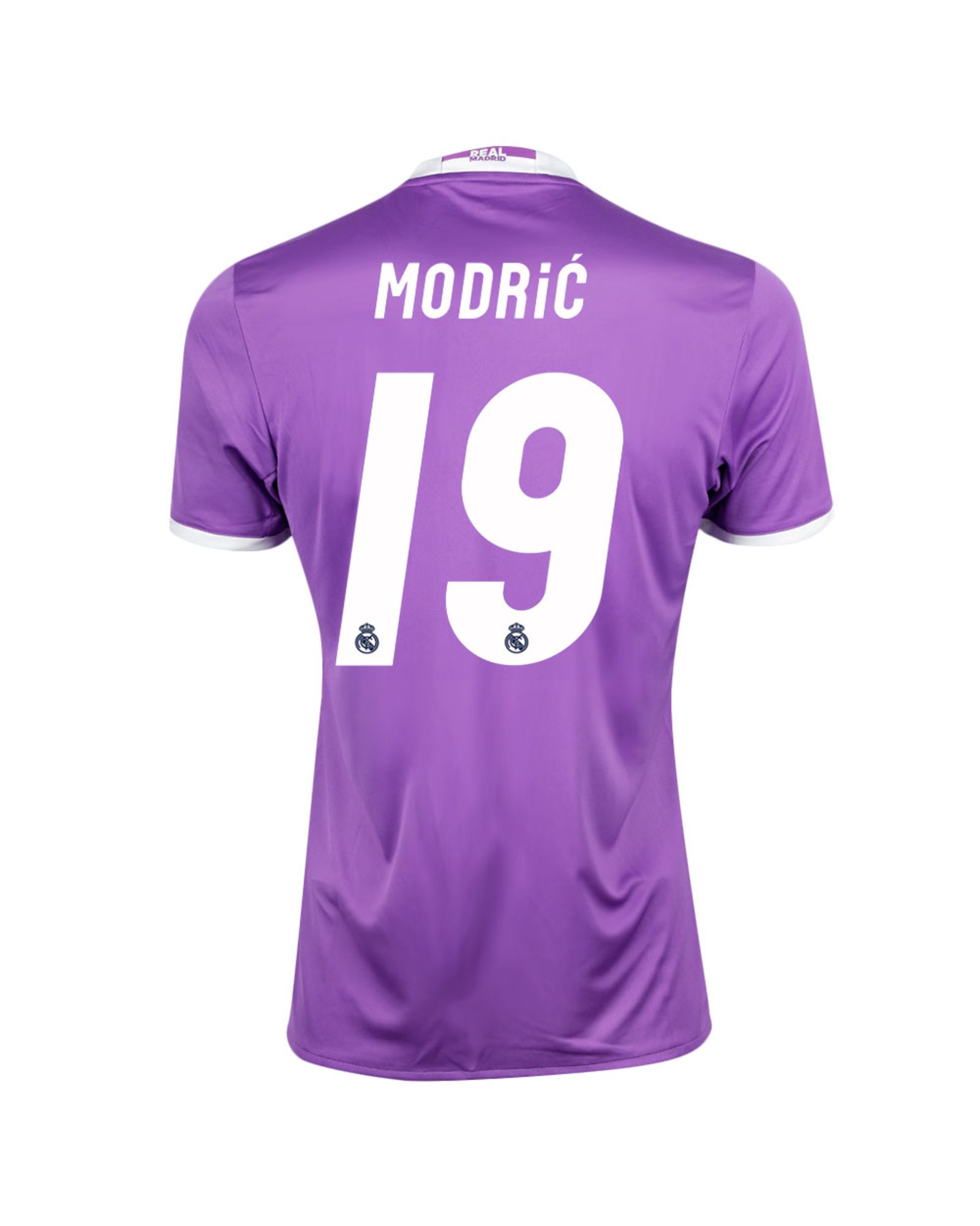 Camiseta 2ª Real Madrid 2016/2017 Modric Morado - Fútbol Factory