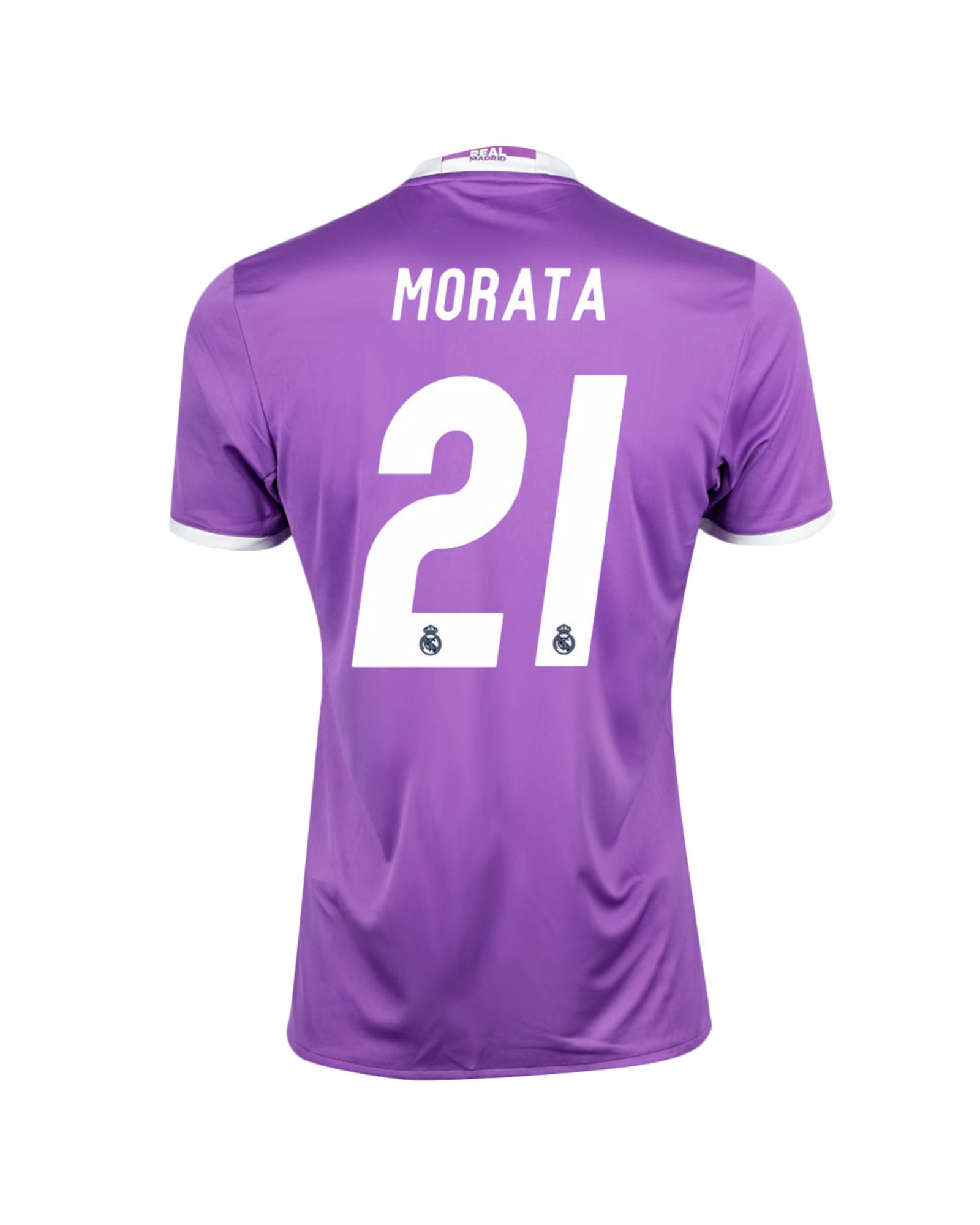 Camiseta 2ª Real Madrid 2016/2017 Morata Morado - Fútbol Factory