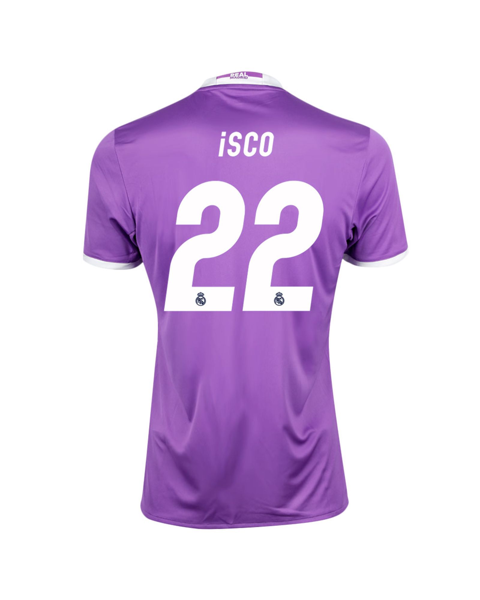 Camiseta 2ª Real Madrid 2016/2017 Isco Morado - Fútbol Factory