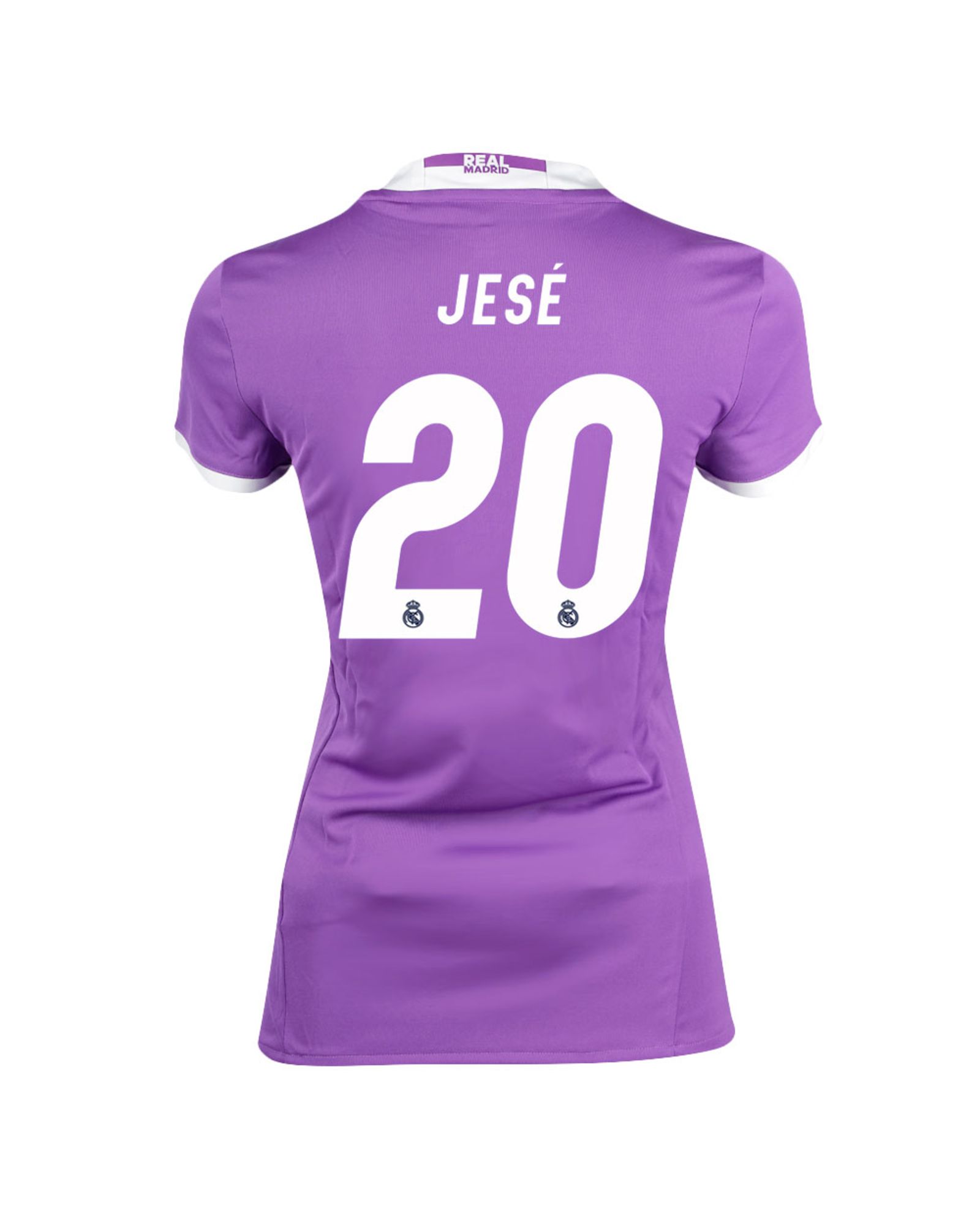 Camiseta 2ª Real Madrid 2016/2017 Jesé Mujer Morado - Fútbol Factory