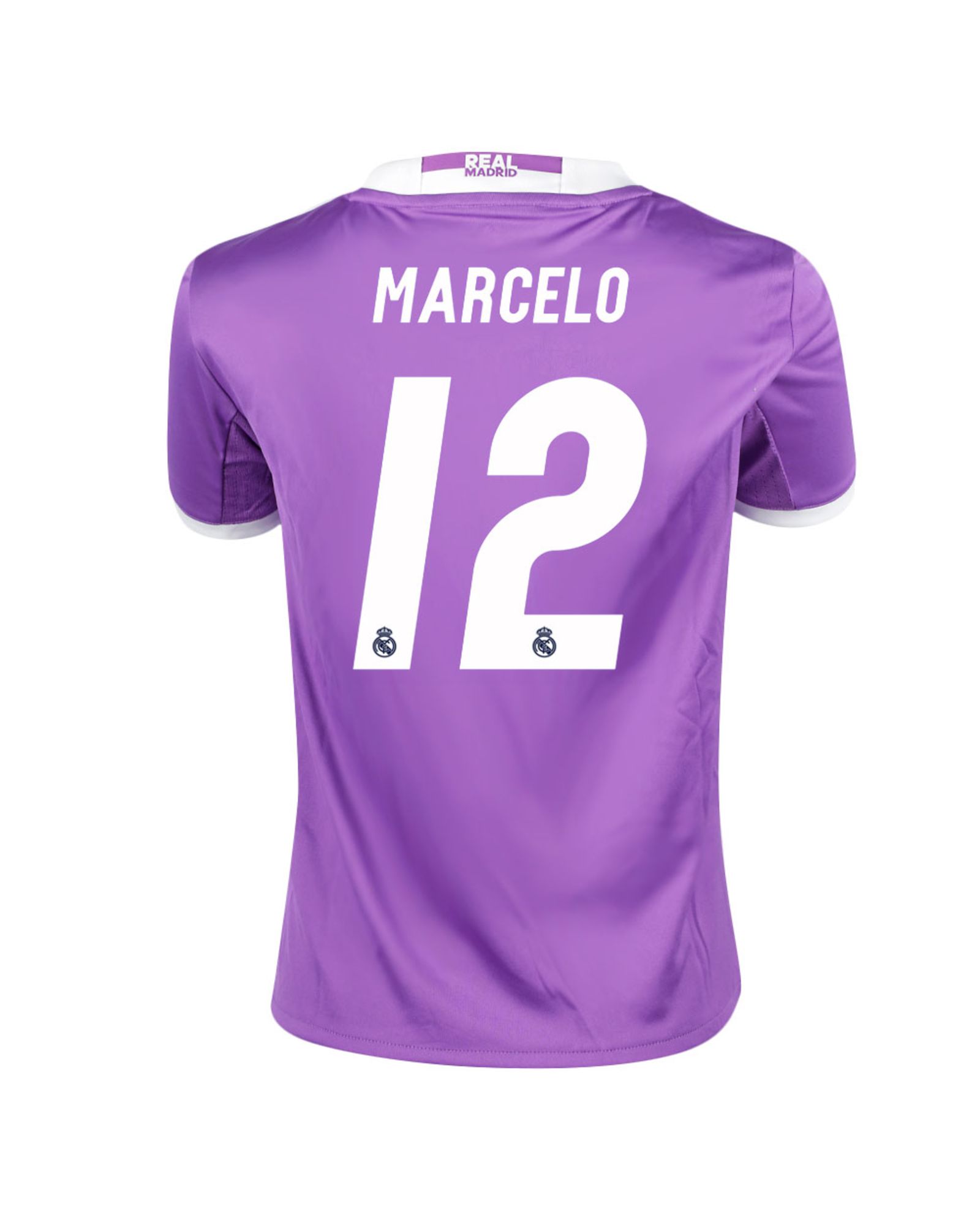 Camiseta 2ª Real Madrid 2016/2017 Marcelo Junior Morado - Fútbol Factory