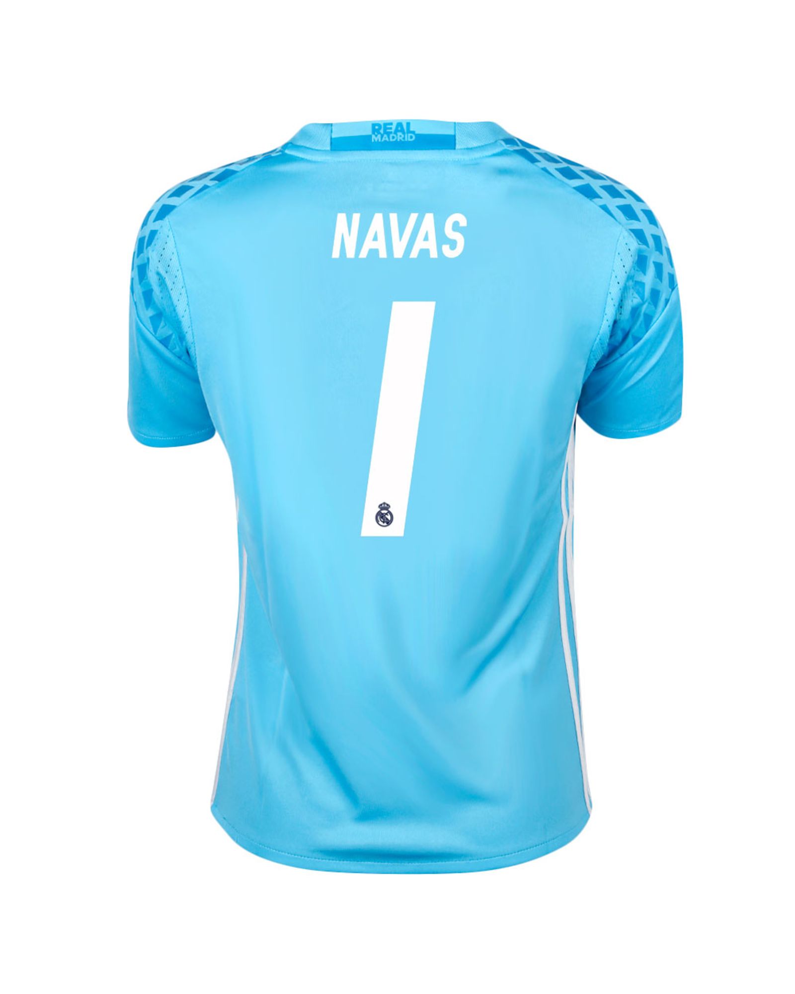 Camiseta 1ª Real Madrid 2016/2017 Navas Portero Junior Azul - Fútbol Factory