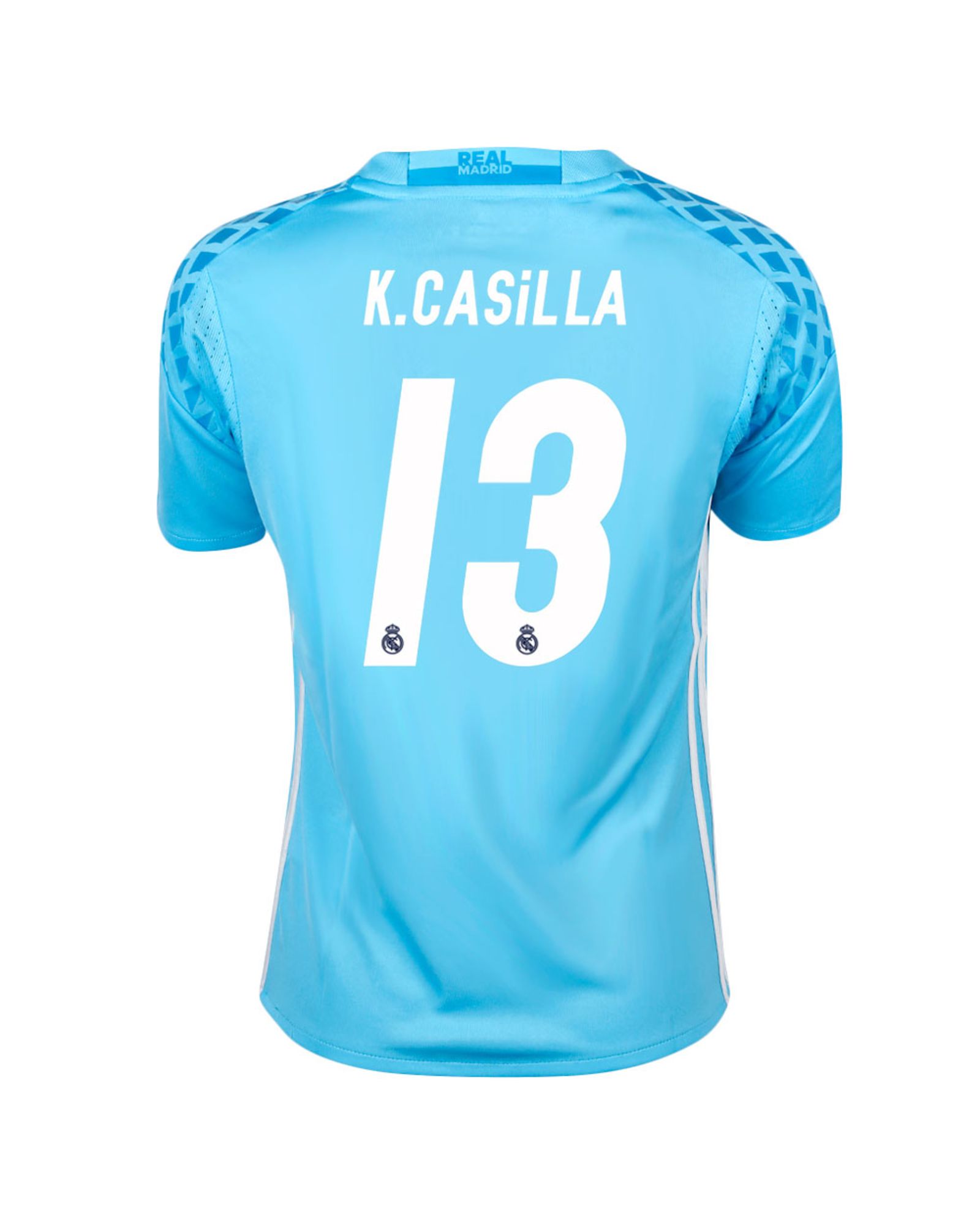 Camiseta 1ª Real Madrid 2016/2017 Kiko Casilla Portero Junior Azul - Fútbol Factory