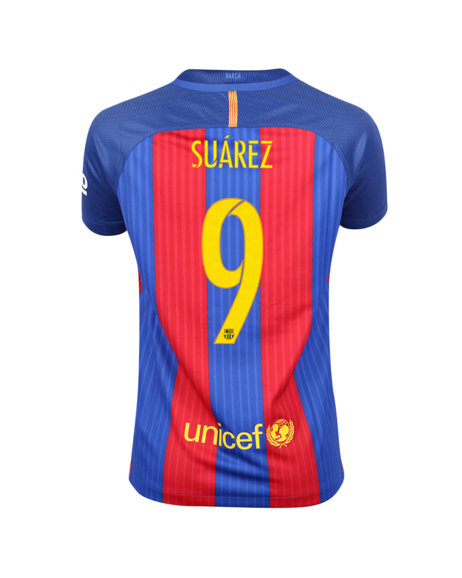 Camiseta 1ª FC Barcelona 2016/2017 Suárez Stadium Junior - Fútbol Factory