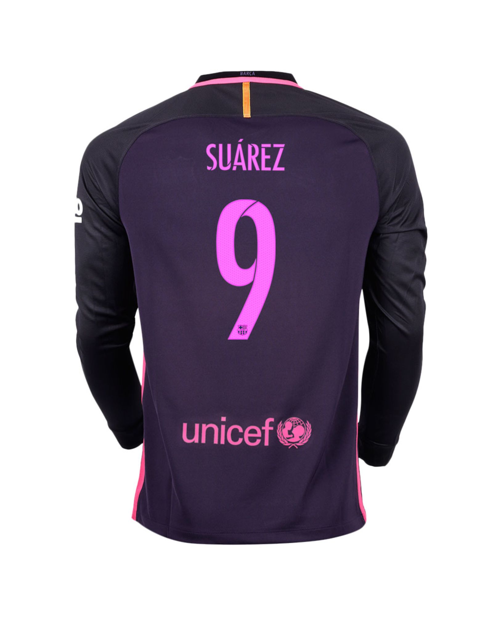 Camiseta 2ª FC Barcelona 2016/2017 Suárez Stadium Manga Larga - Fútbol Factory