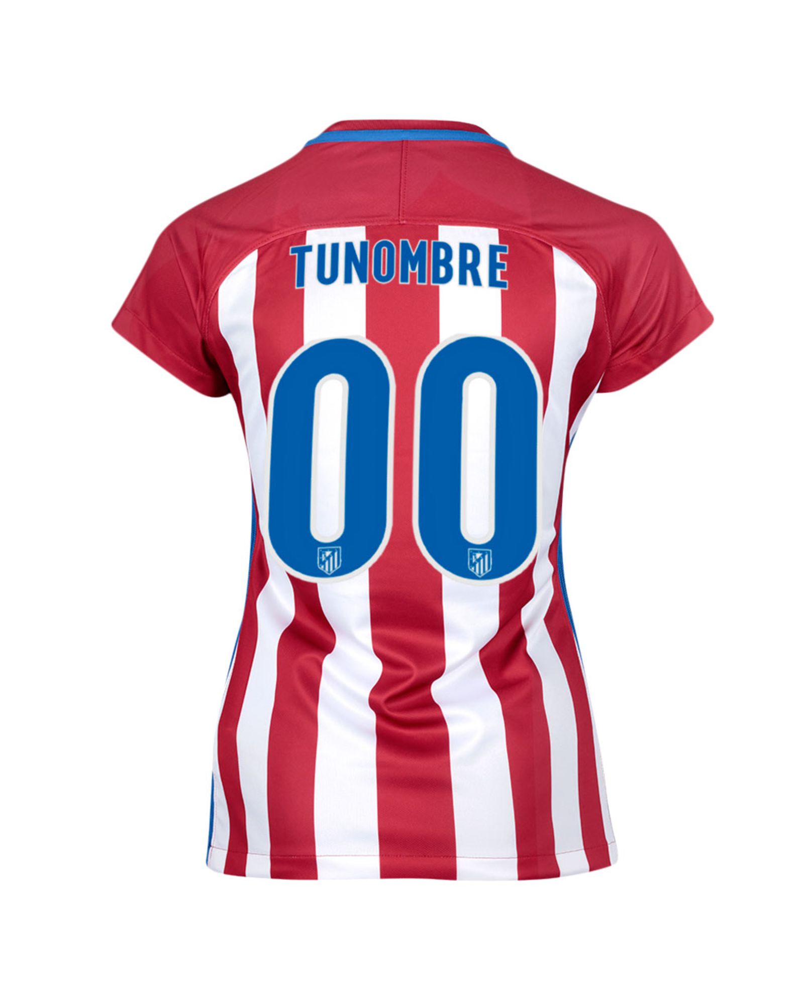 Camiseta 1ª Atlético de Madrid 2016/2017 Personalizada Mujer - Fútbol Factory