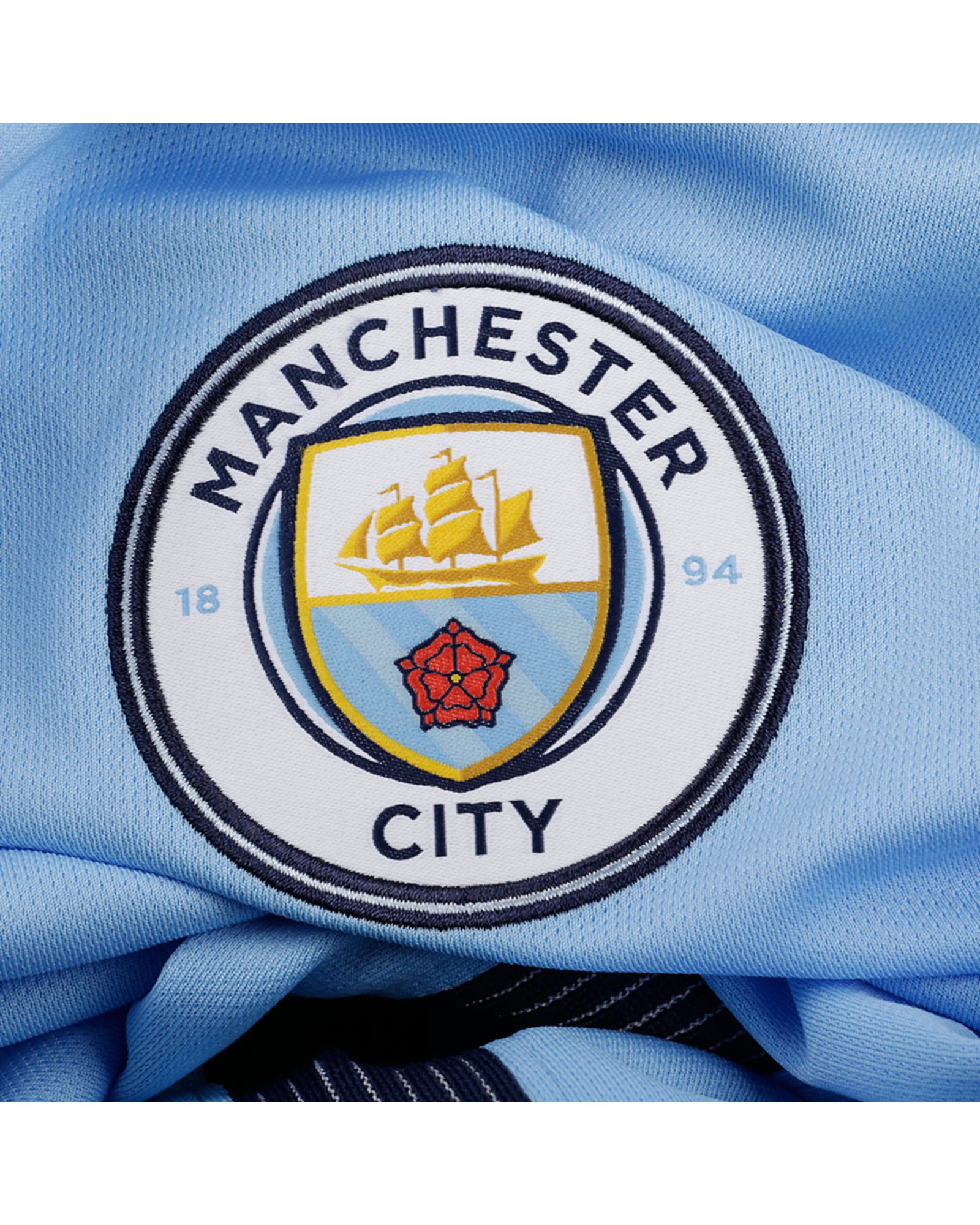 Camiseta 1ª Manchester City 2016/2017 Azul - Fútbol Factory