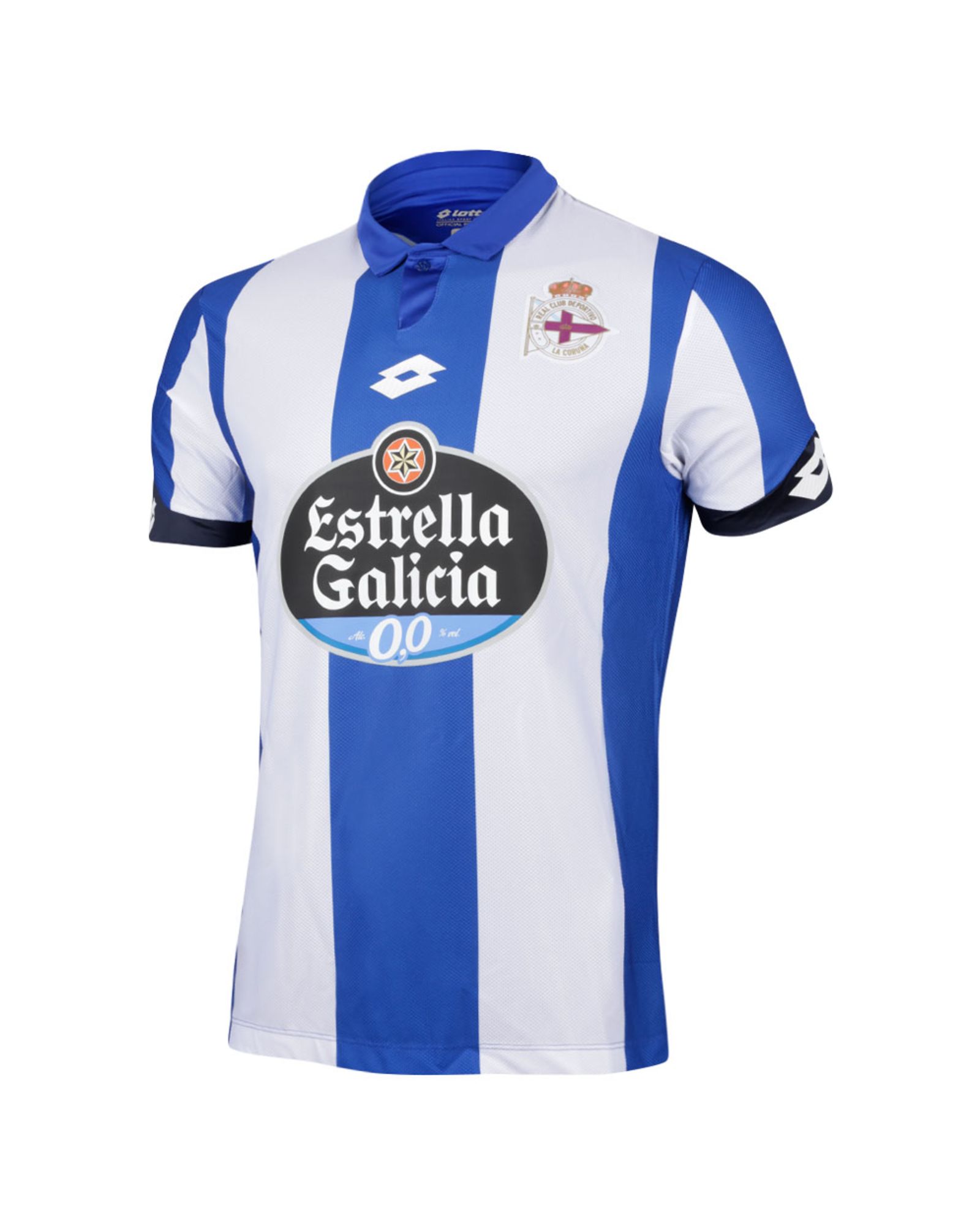 Camiseta 1ª RC Deportivo de La Coruña 2016/2017 Azul Blanco - Fútbol Factory