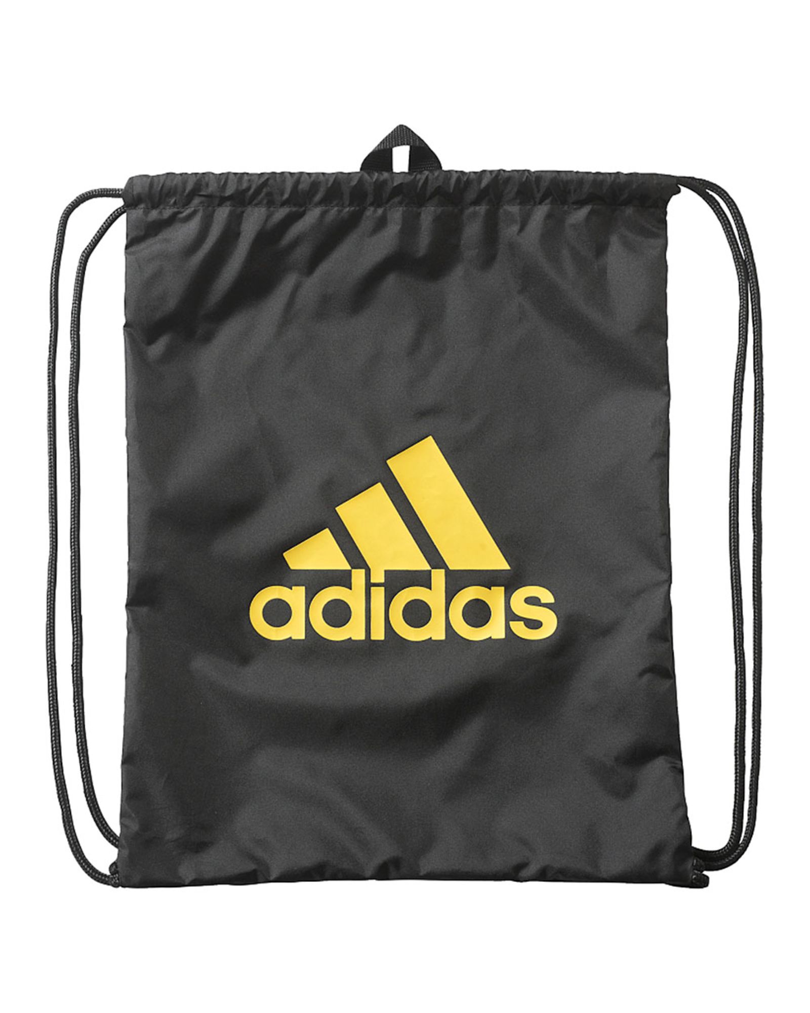 Mochila Gymsack Performance Logo Negro Amarillo - Fútbol Factory