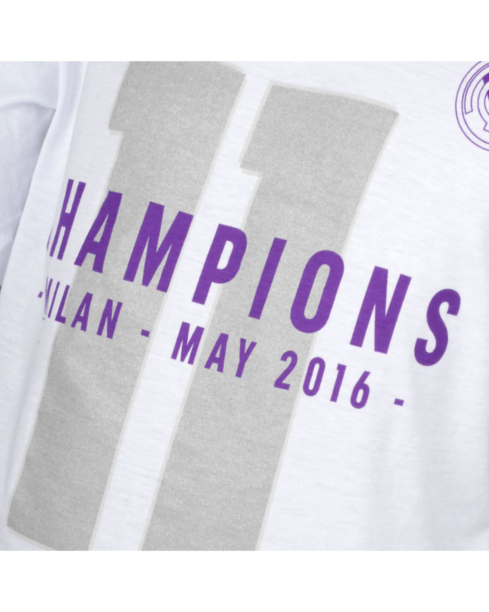 Camiseta Real Madrid Ganador UCL 2015/2016 Conmemorativa Junior Blanco - Fútbol Factory