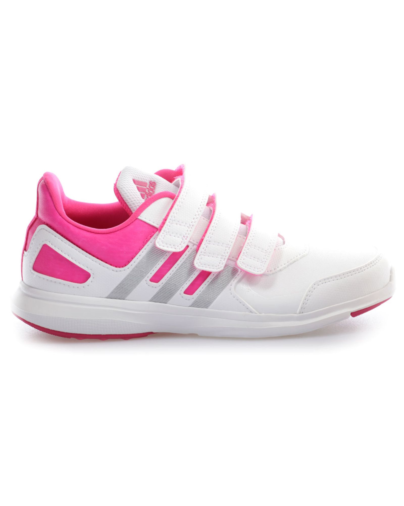 Zapatillas Hyperfast 2.0 VELCRO Junior Blanco Rosa - Fútbol Factory