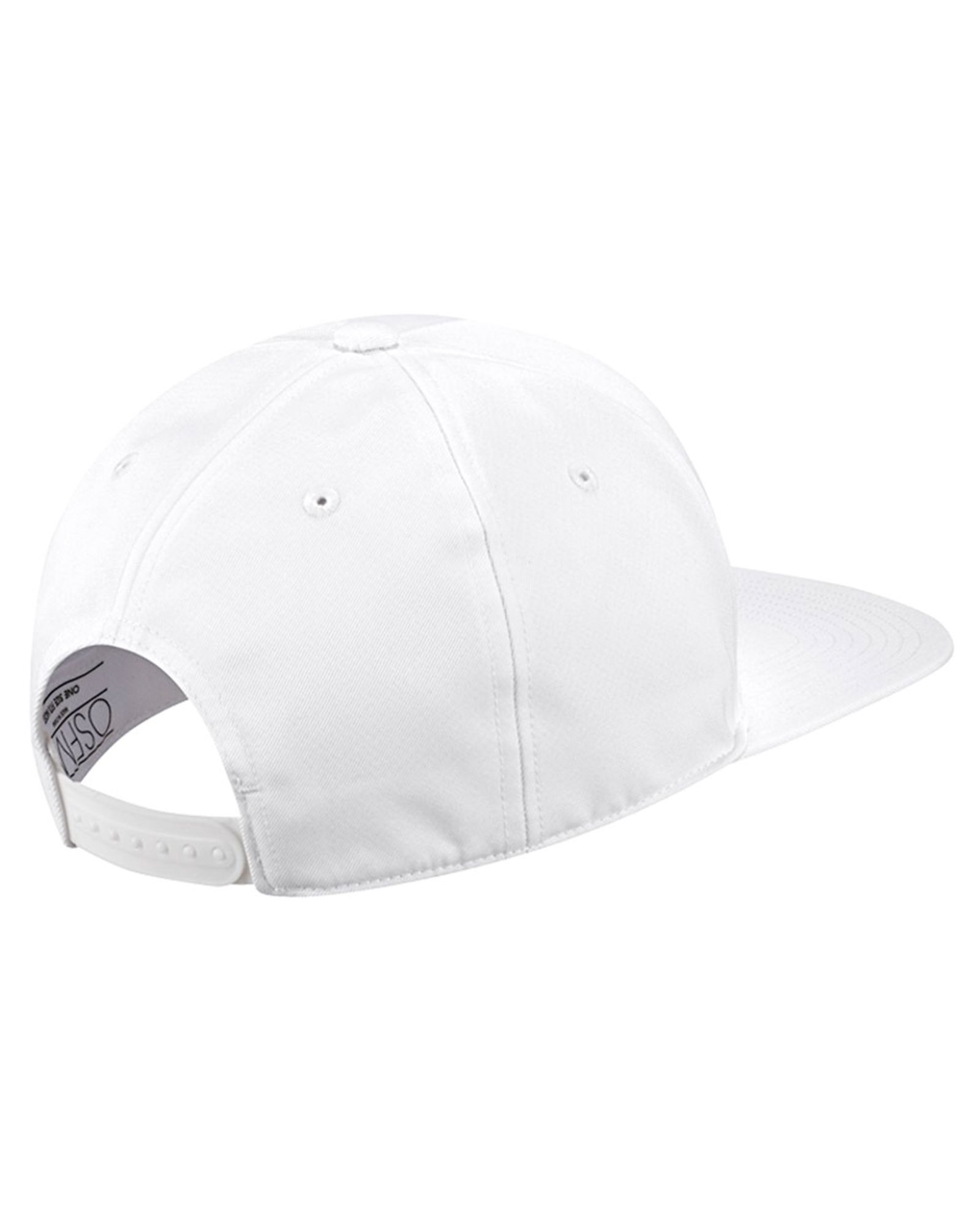 Gorra Flat-Brim Snapback Blanco - Fútbol Factory