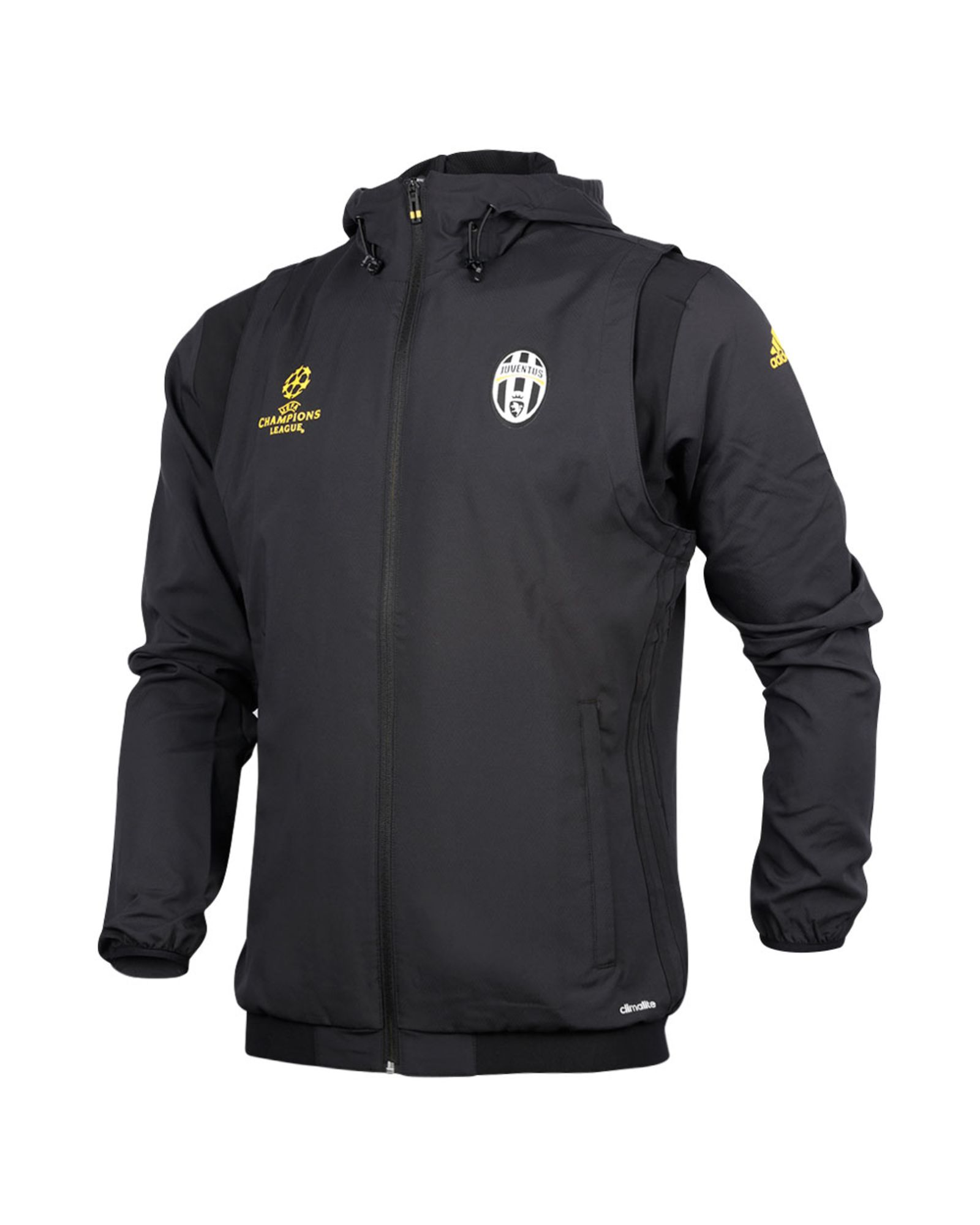 Chándal Pre-Match Juventus 2016/2017 UCL Negro - Fútbol Factory