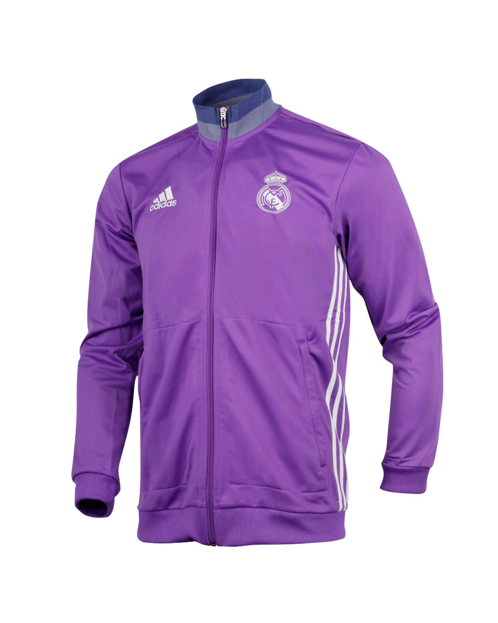 Chándal de Paseo Real Madrid 2016/2017 Morado - Fútbol Factory