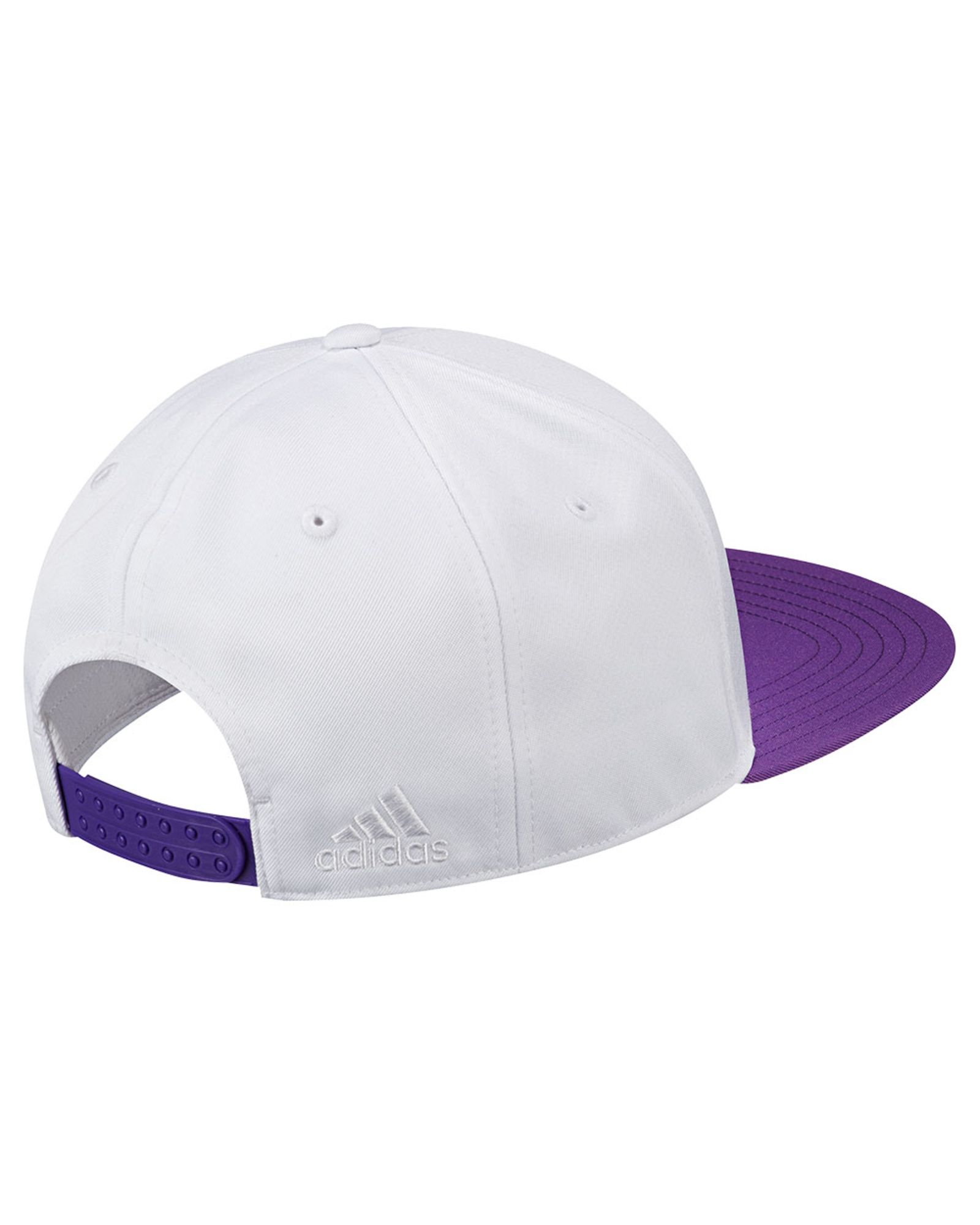 Gorra Real Madrid 2016/2017 Plana Blanco Morado - Fútbol Factory