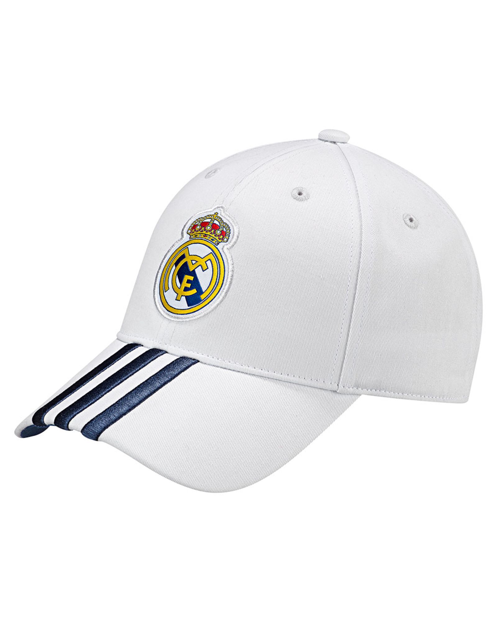 Gorra Real Madrid 2016/2017 Tres Bandas Blanco Azul - Fútbol Factory