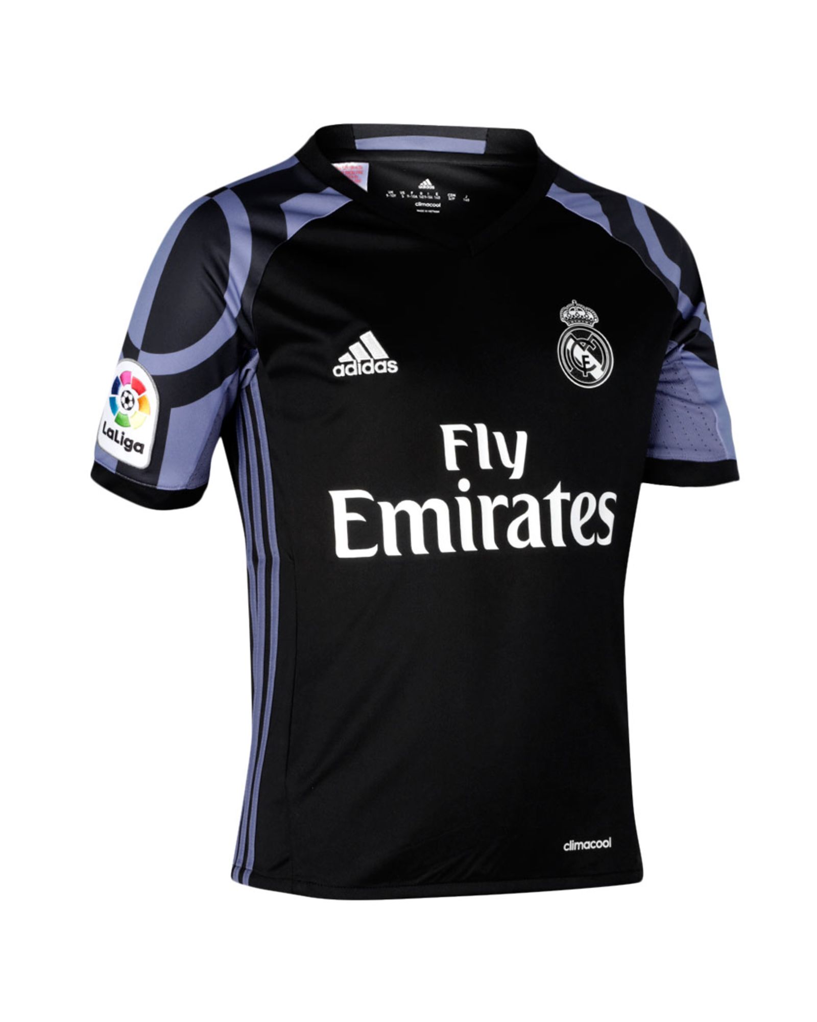 Camiseta 3ª Real Madrid 2016/2017 Junior Negro