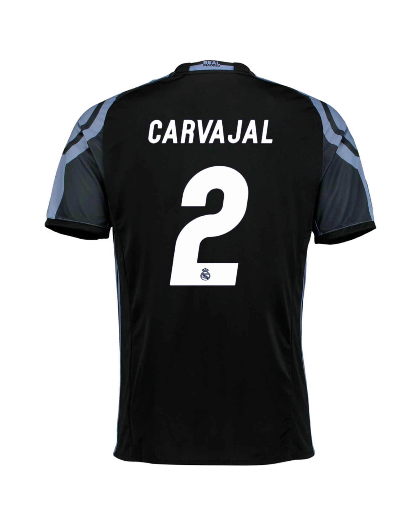 Camiseta 3ª Real Madrid 2016/2017 Carvajal UCL Negro - Fútbol Factory