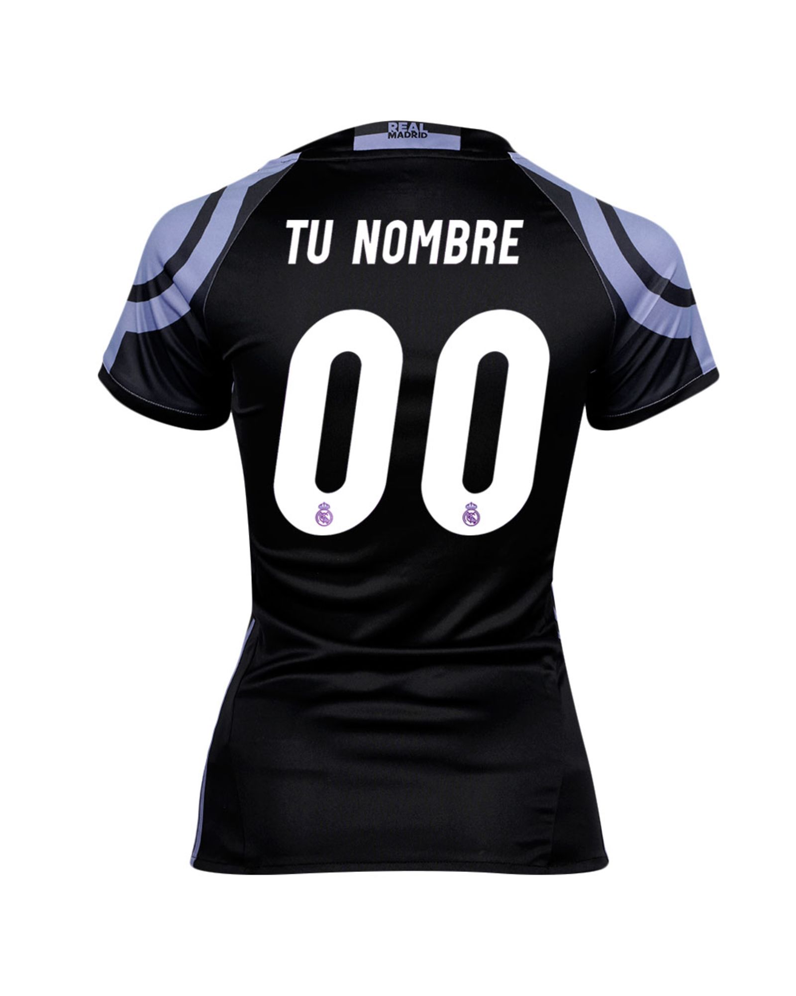 Camiseta 3ª Real Madrid 2016/2017 Personalizado UCL Mujer Negro - Fútbol Factory