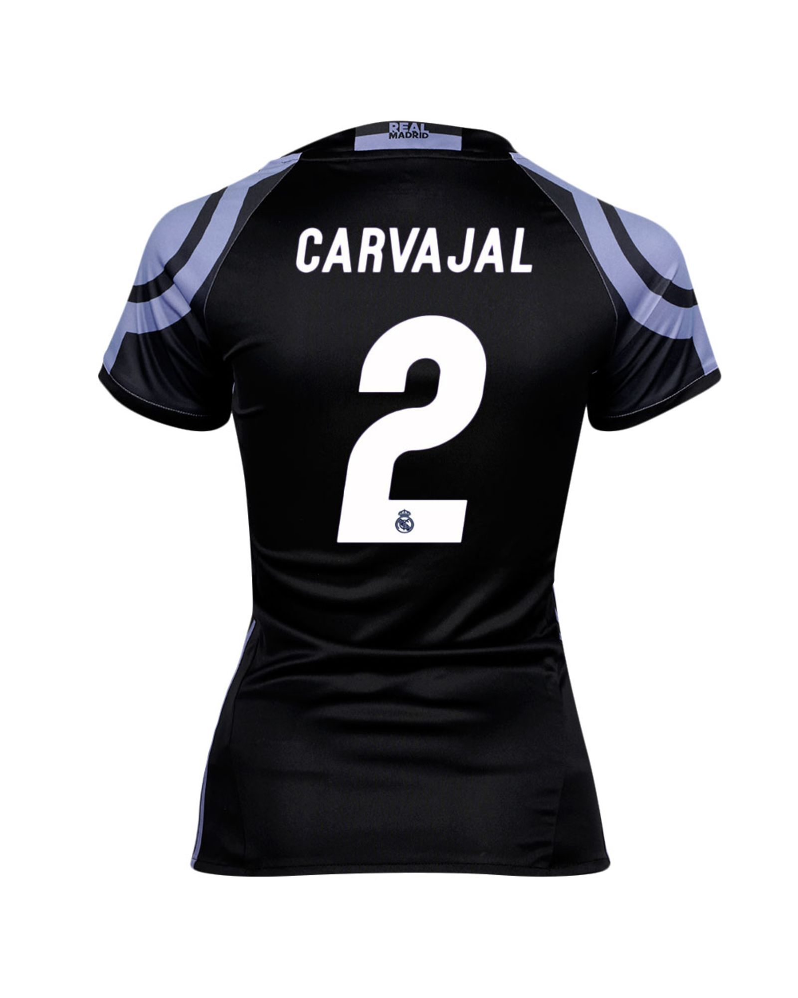 Camiseta 3ª Real Madrid 2016/2017 Carvajal UCL Mujer Negro - Fútbol Factory