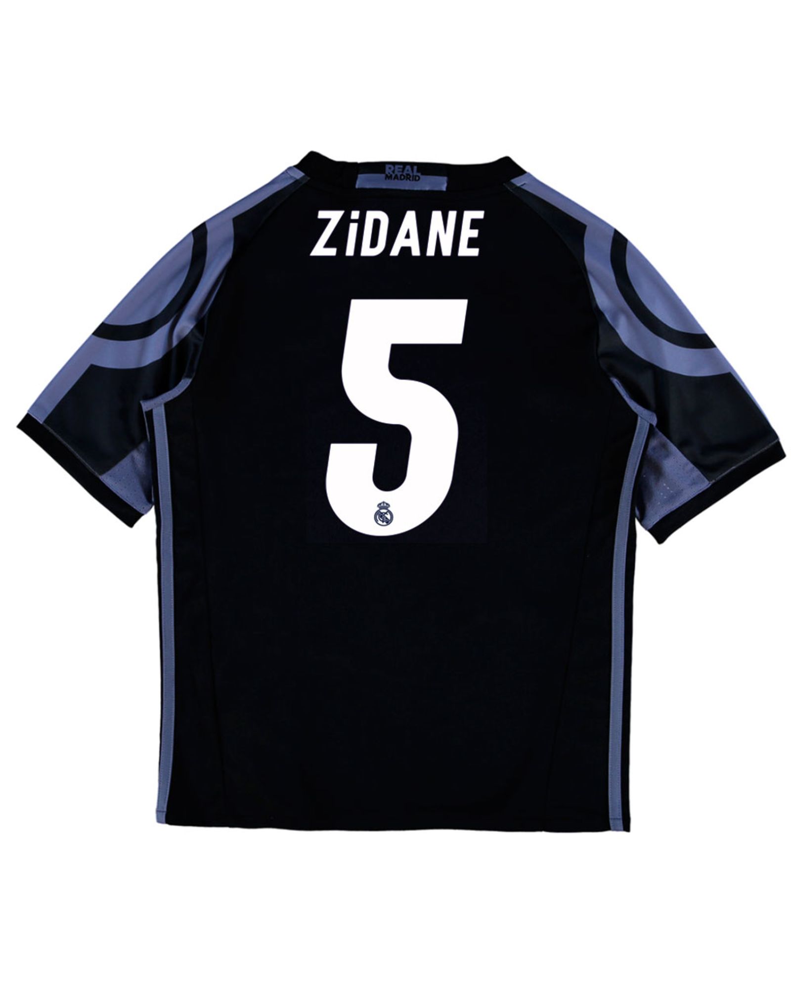 Camiseta 3ª Real Madrid 2016/2017 Zidane UCL Junior Negro - Fútbol Factory