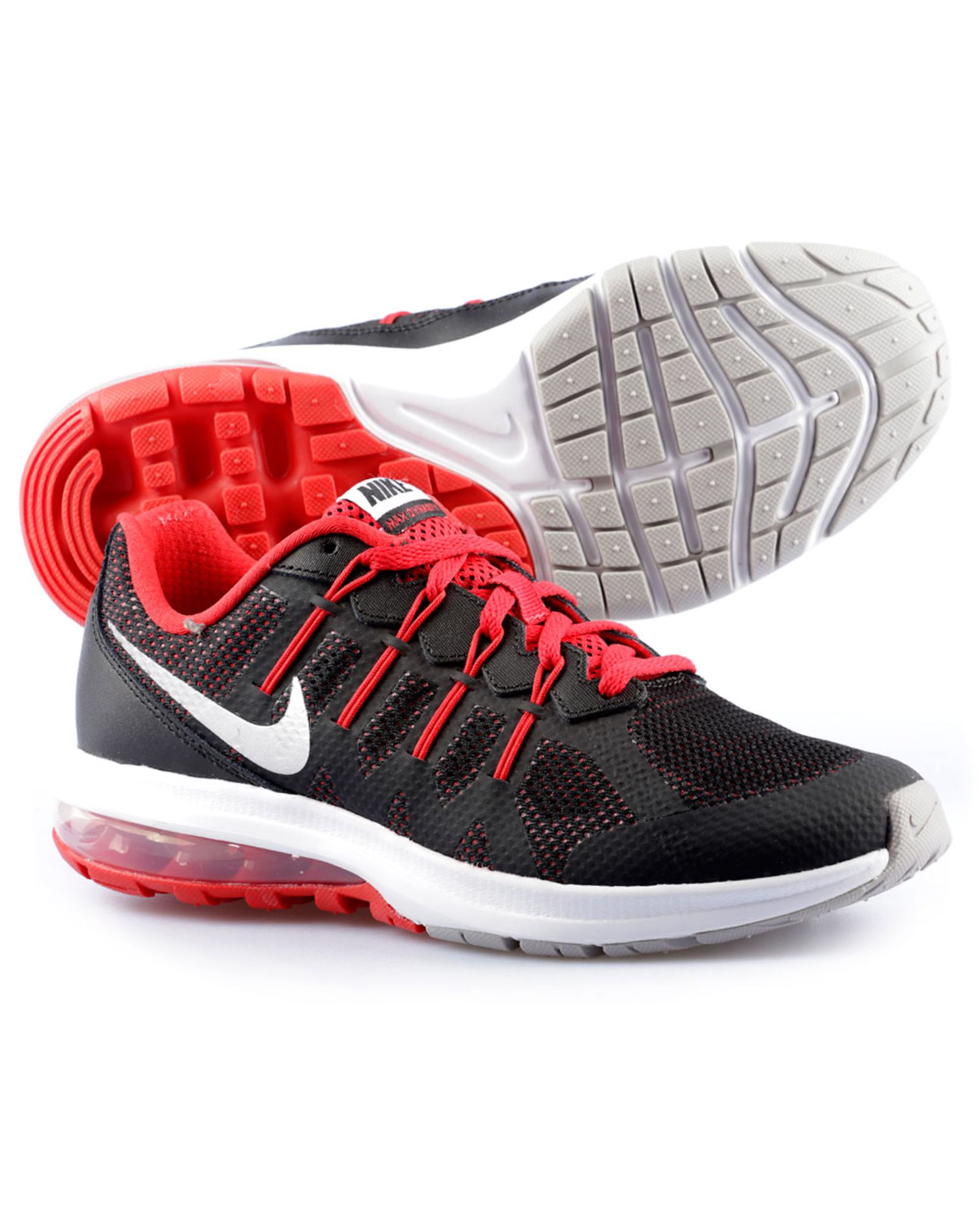 Zapatillas de Running Air Max Dynasty Junior Negro Rojo - Fútbol Factory