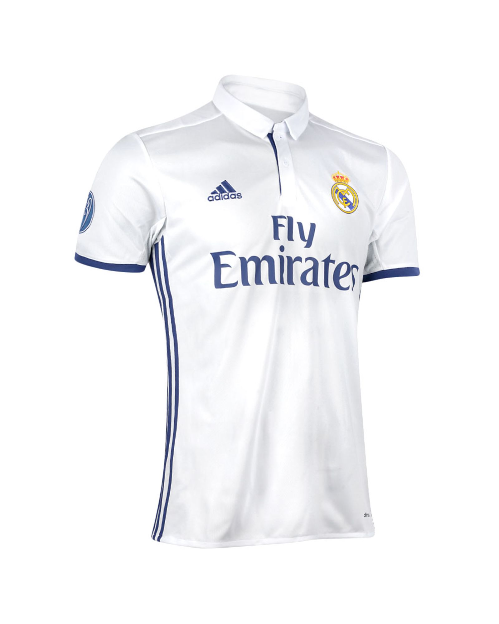 Camiseta 1ª Real Madrid 2016/2017 UCL Blanco - Fútbol Factory