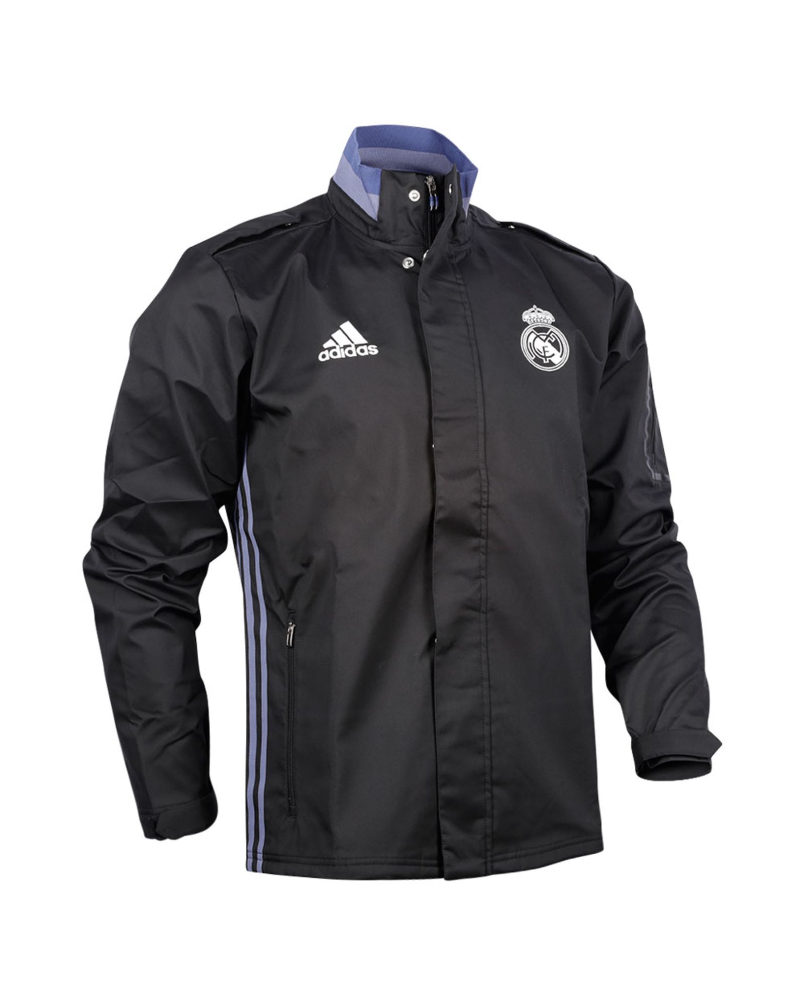 Chaqueta de Viaje Real Madrid 2016/2017 Negro - Fútbol Factory