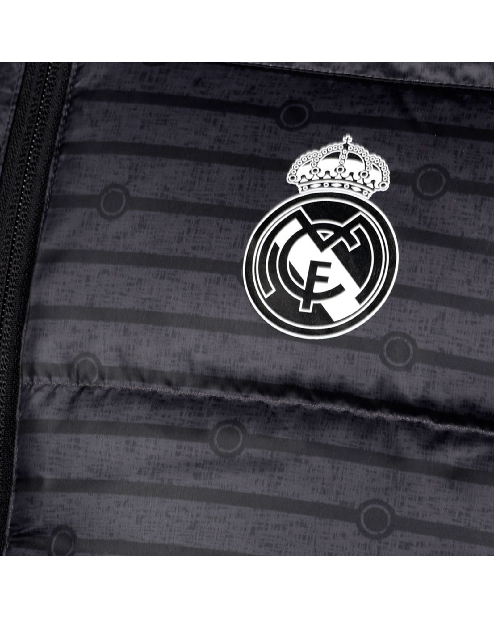 Abrigo de Paseo Real Madrid 2016/2017 Negro Morado - Fútbol Factory