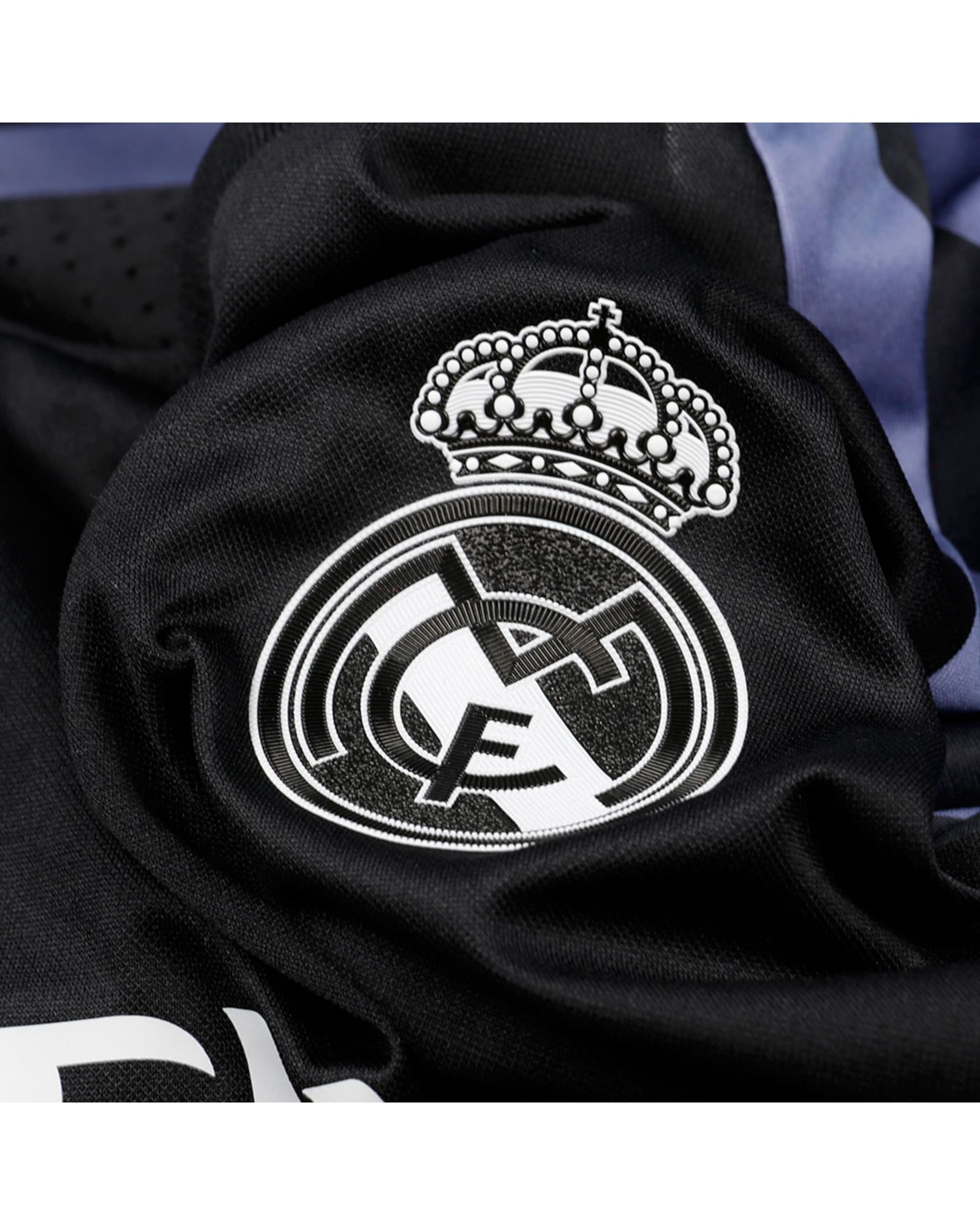 Camiseta 3ª Real Madrid 2016/2017 UCL AU Negro - Fútbol Factory