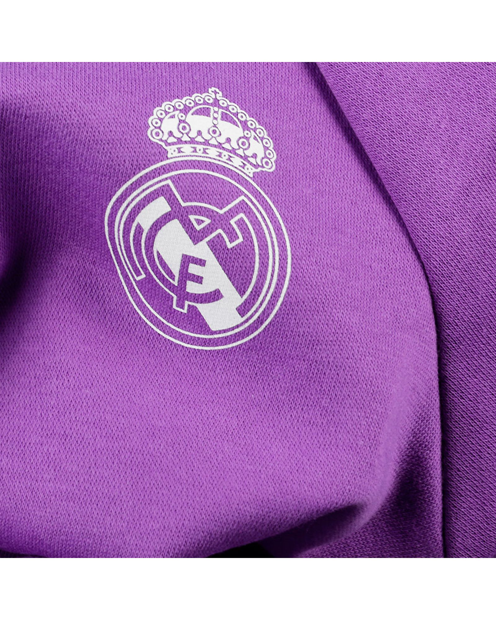 Chándal Tres Bandas Real Madrid 2016/2017 Bebé Morado - Fútbol Factory