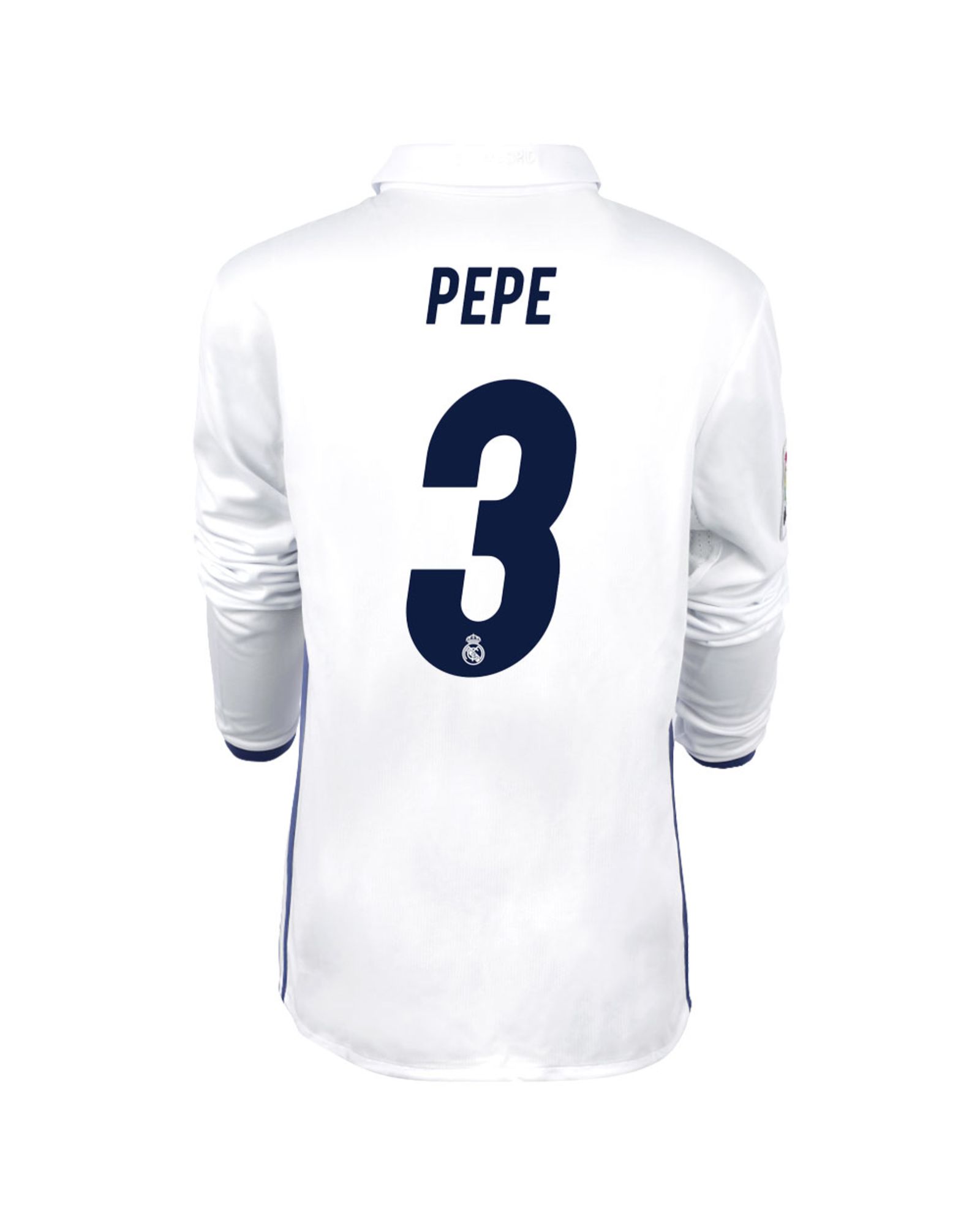 Camiseta 1ª Real Madrid 2016/2017 Pepe Manga Larga Junior - Fútbol Factory