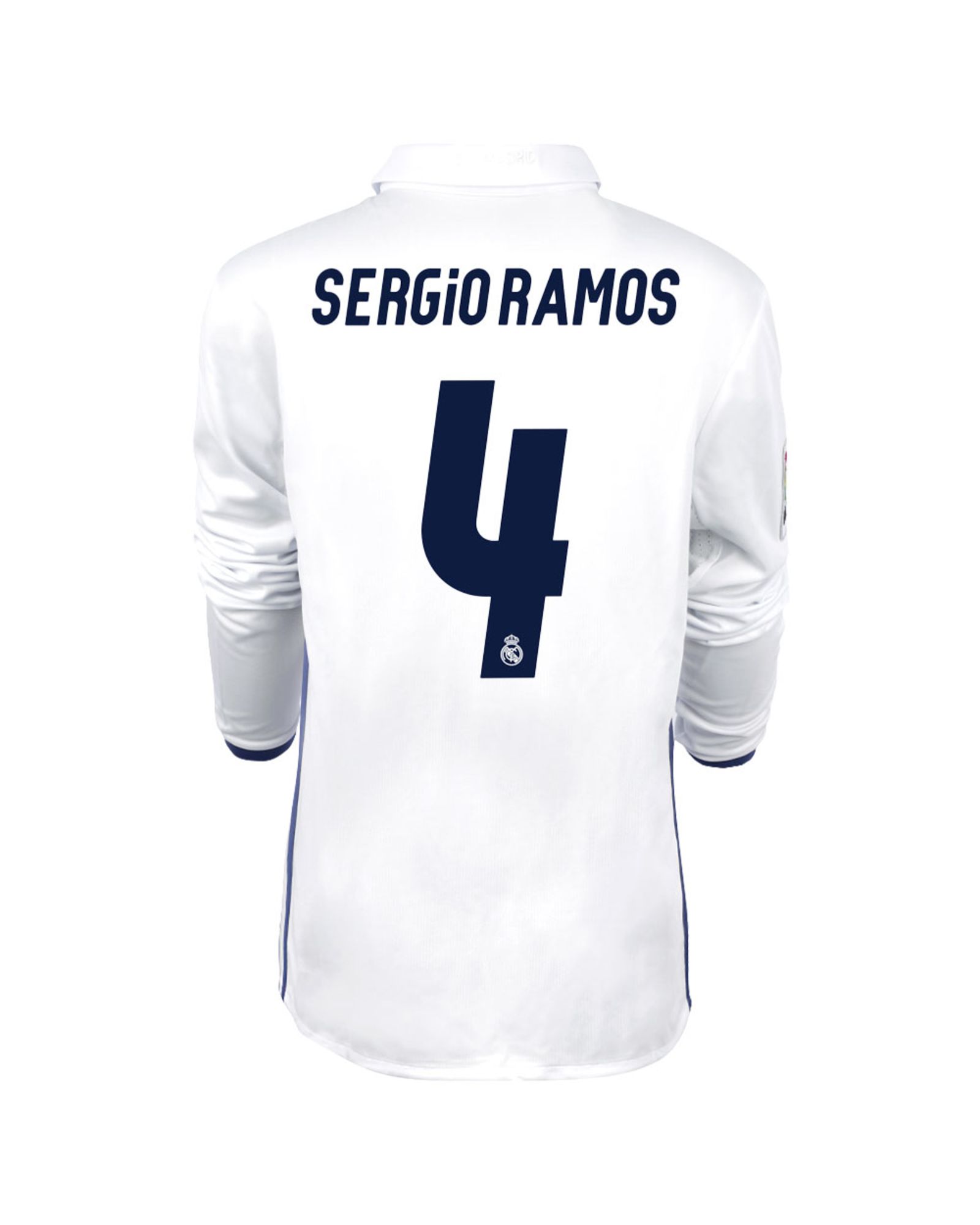 Camiseta 1ª Real Madrid 2016/2017 Sergio Ramos Manga Larga Junior - Fútbol Factory