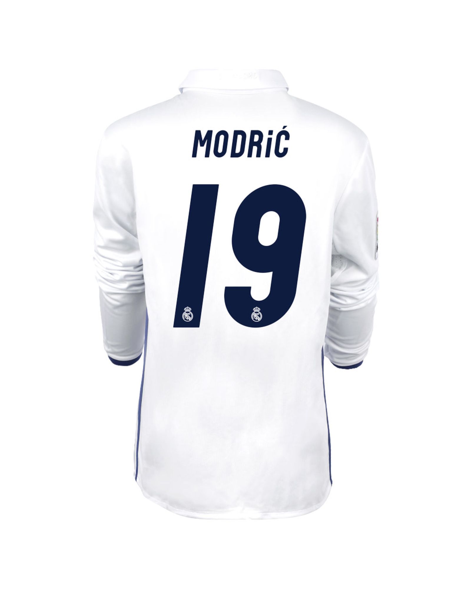 Camiseta 1ª Real Madrid 2016/2017 Modric Manga Larga Junior - Fútbol Factory