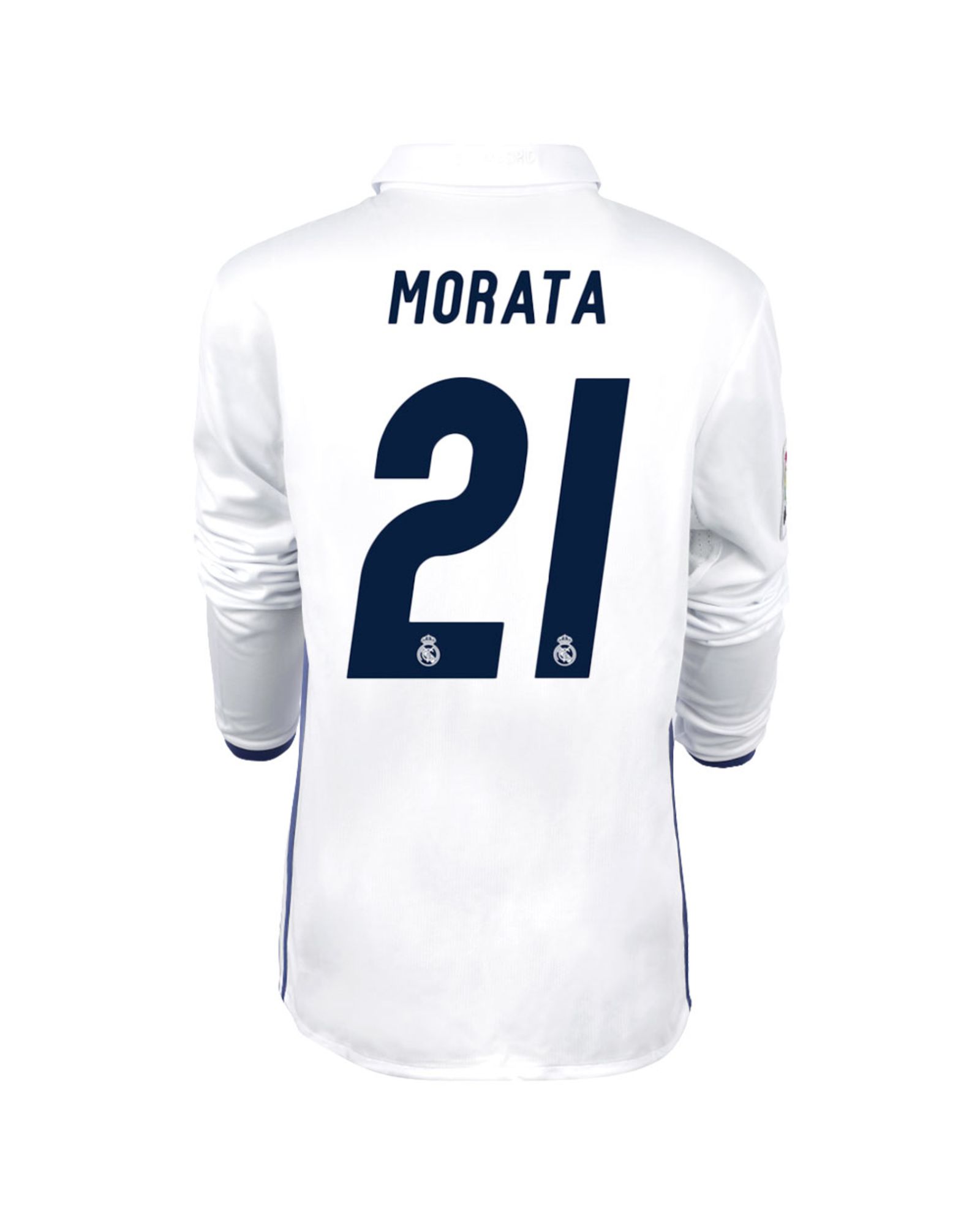 Camiseta 1ª Real Madrid 2016/2017 Morata Manga Larga Junior - Fútbol Factory