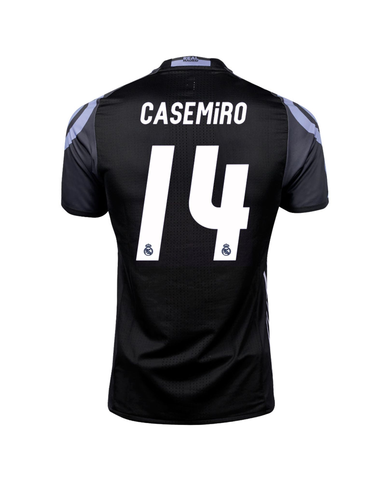 Camiseta 3ª Real Madrid 2016/2017 Casemiro UCL AU Negro - Fútbol Factory