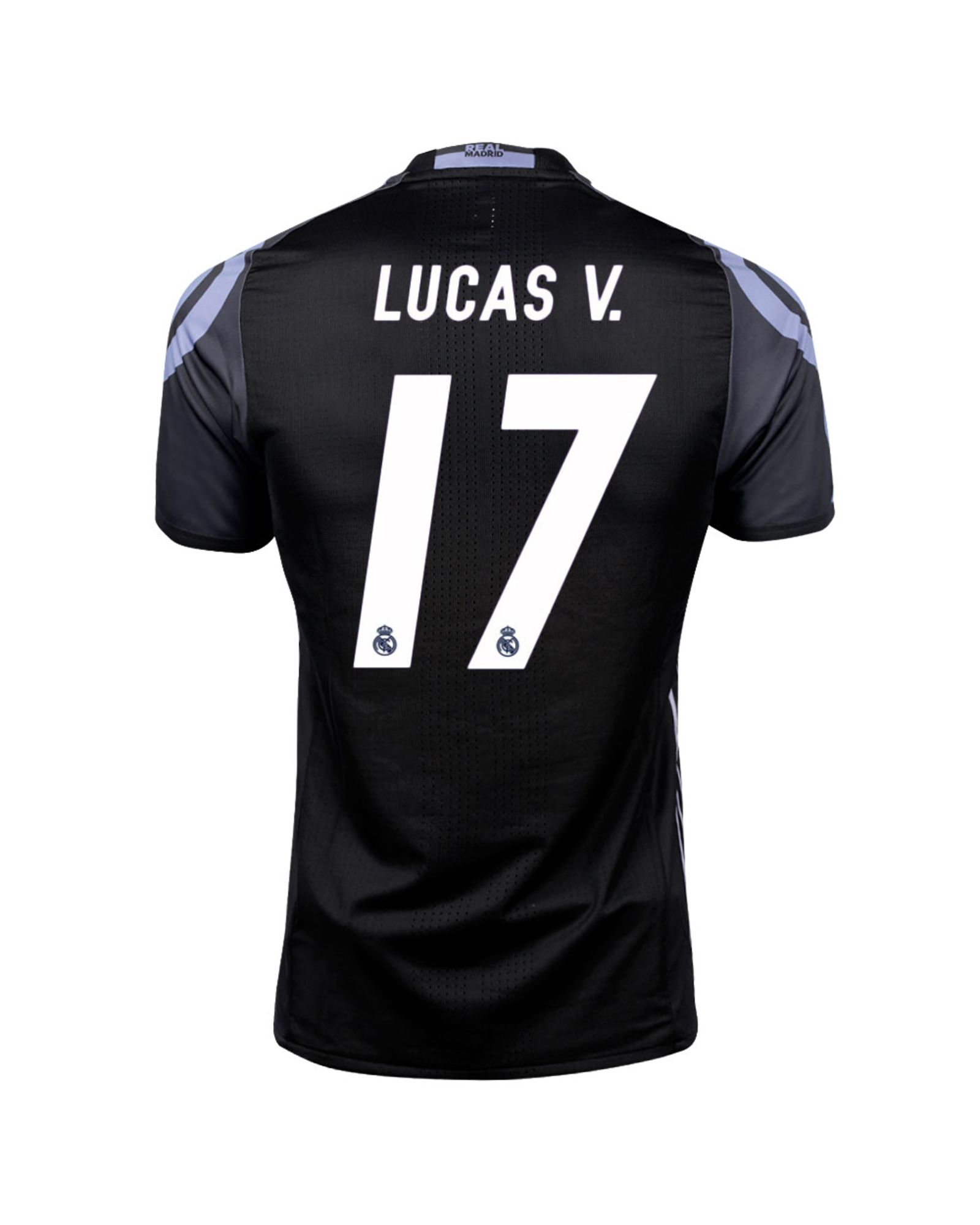 Camiseta 3ª Real Madrid 2016/2017 Lucas Vázquez UCL AU Negro - Fútbol Factory