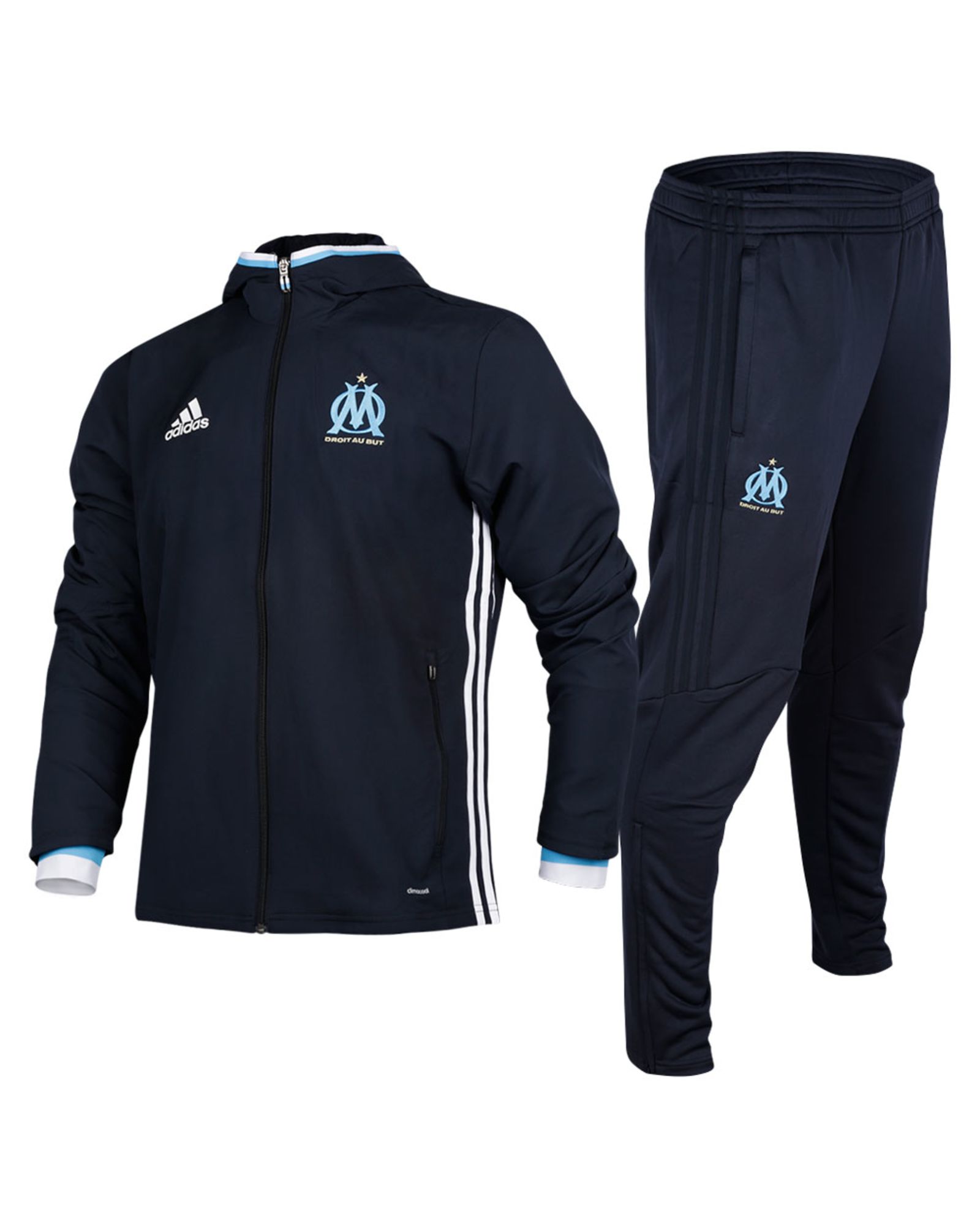 Chándal Pre-Match Olympique de Marsella 2016/2017 Azul Marino - Fútbol Factory