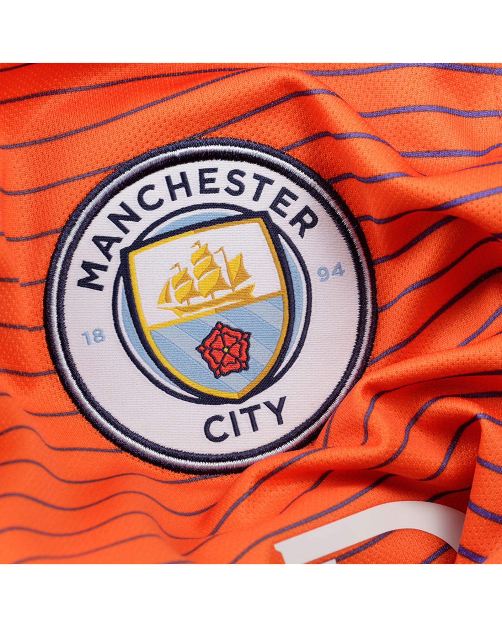 Camiseta Pre Match Manchester City - Naranja