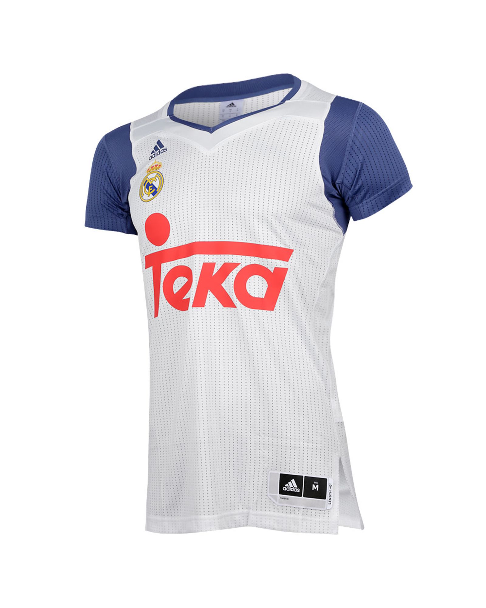 Camiseta 1ª Real Madrid 2016/2017 Baloncesto Con Mangas Blanco - Fútbol Factory