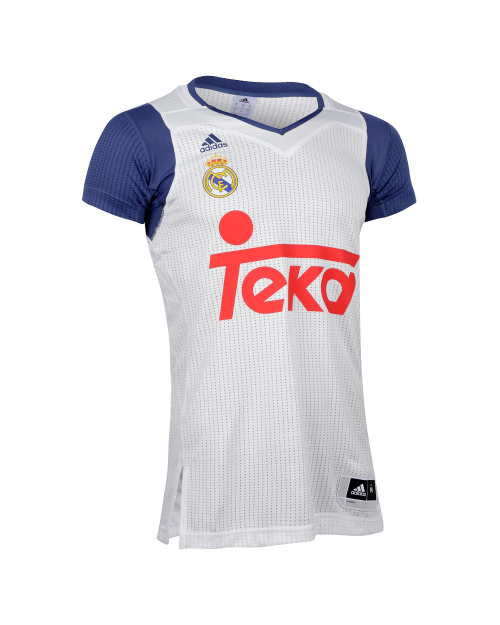 Camiseta 1ª Real Madrid 2016/2017 Baloncesto Con Mangas Blanco - Fútbol Factory