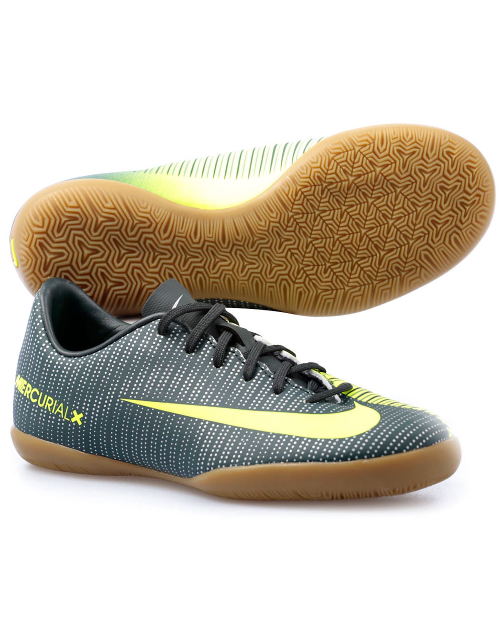 Zapatillas de Fútbol Mercurial Vapor XI CR7 IC Junior Verde